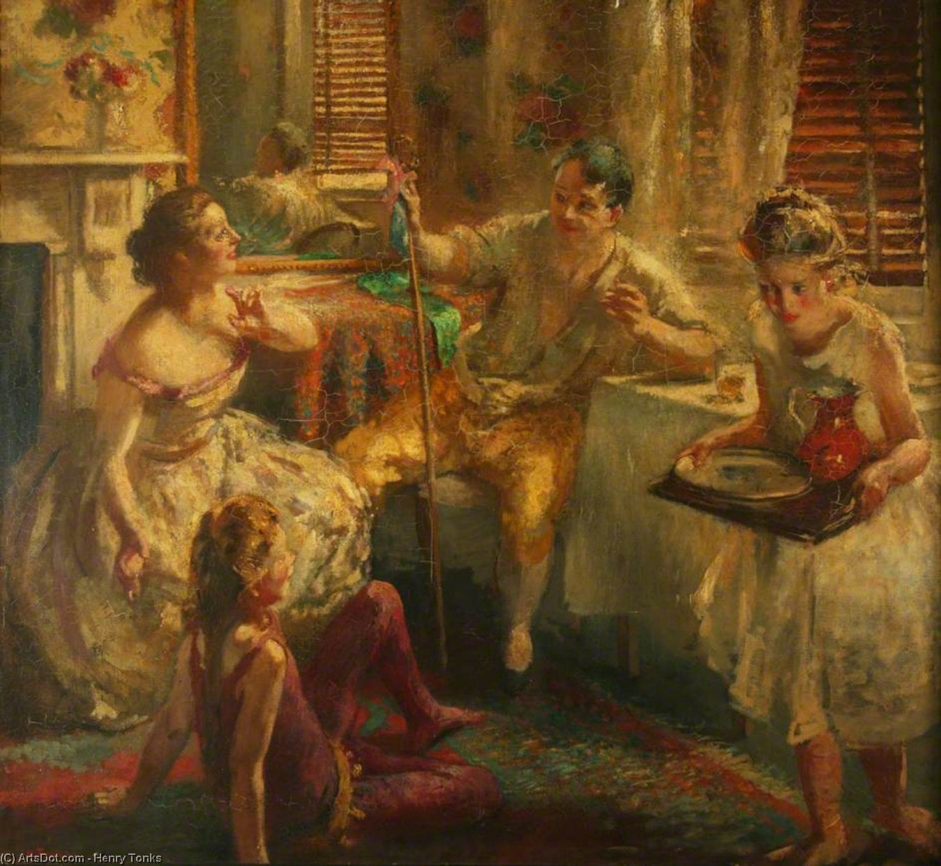 Strolling Players — Henry Tonks