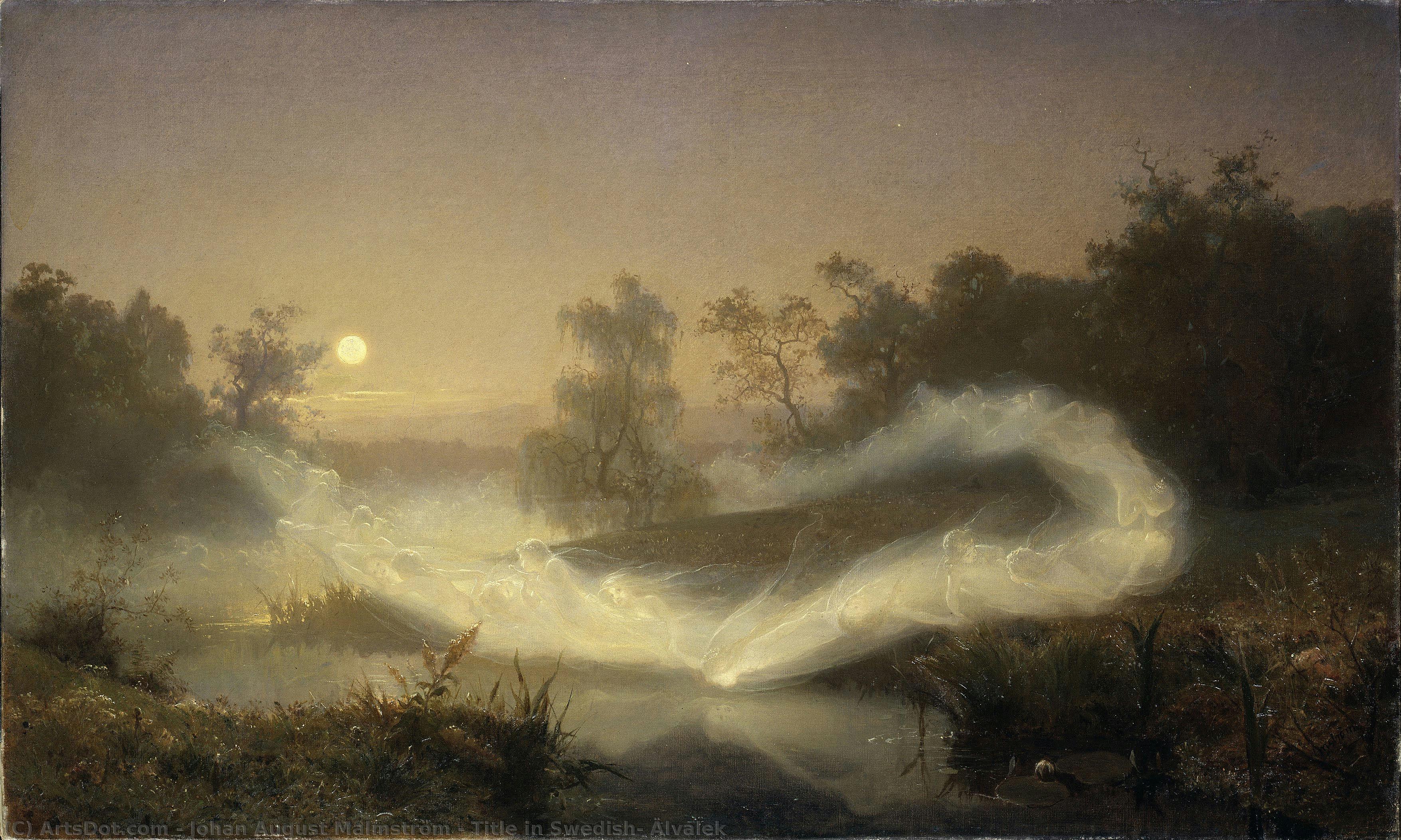 Title In Swedish: Älvalek — Johan August Malmström