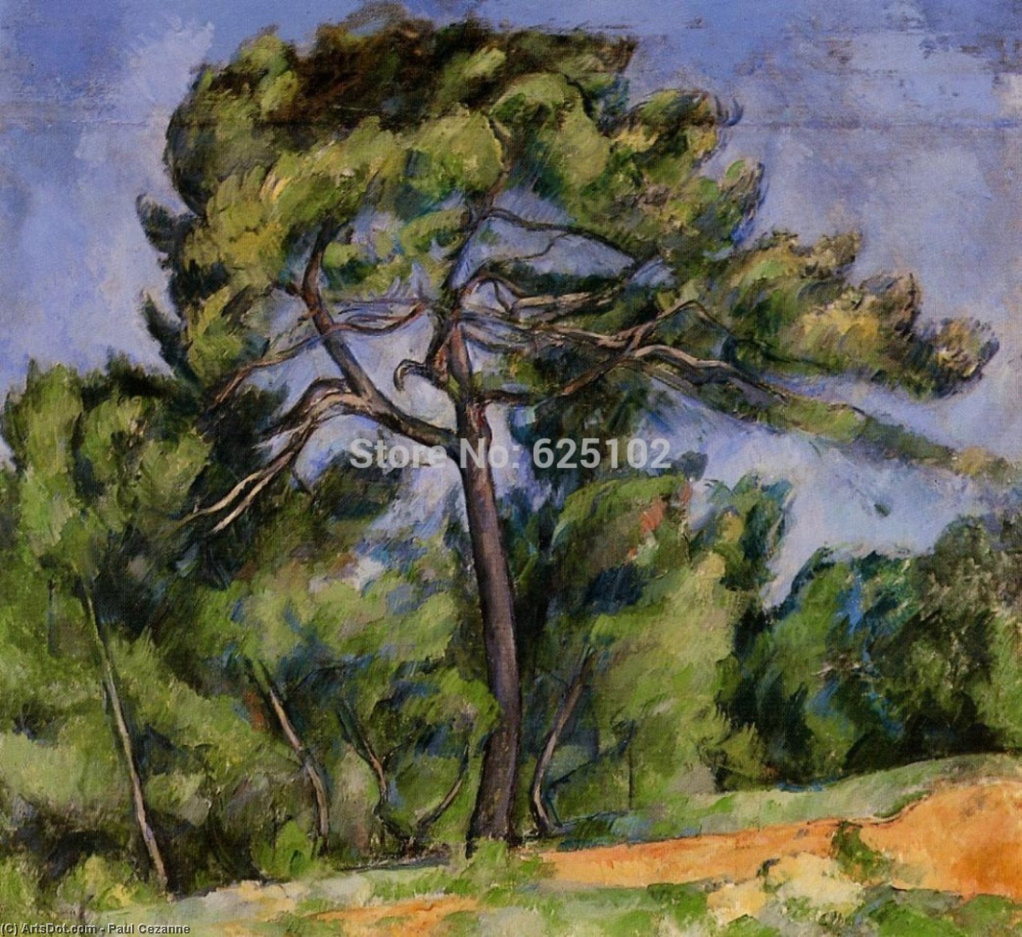 Paul Cézanne - The Great Pine