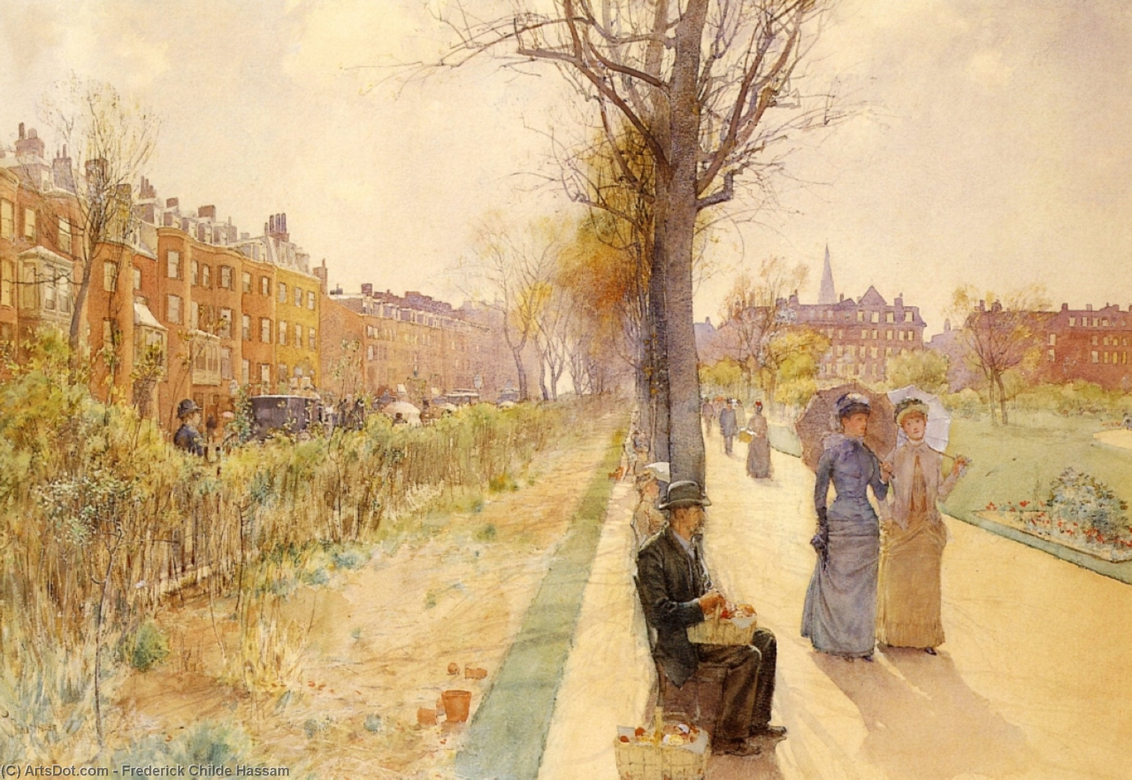 Boston Common — Frederick Childe Hassam