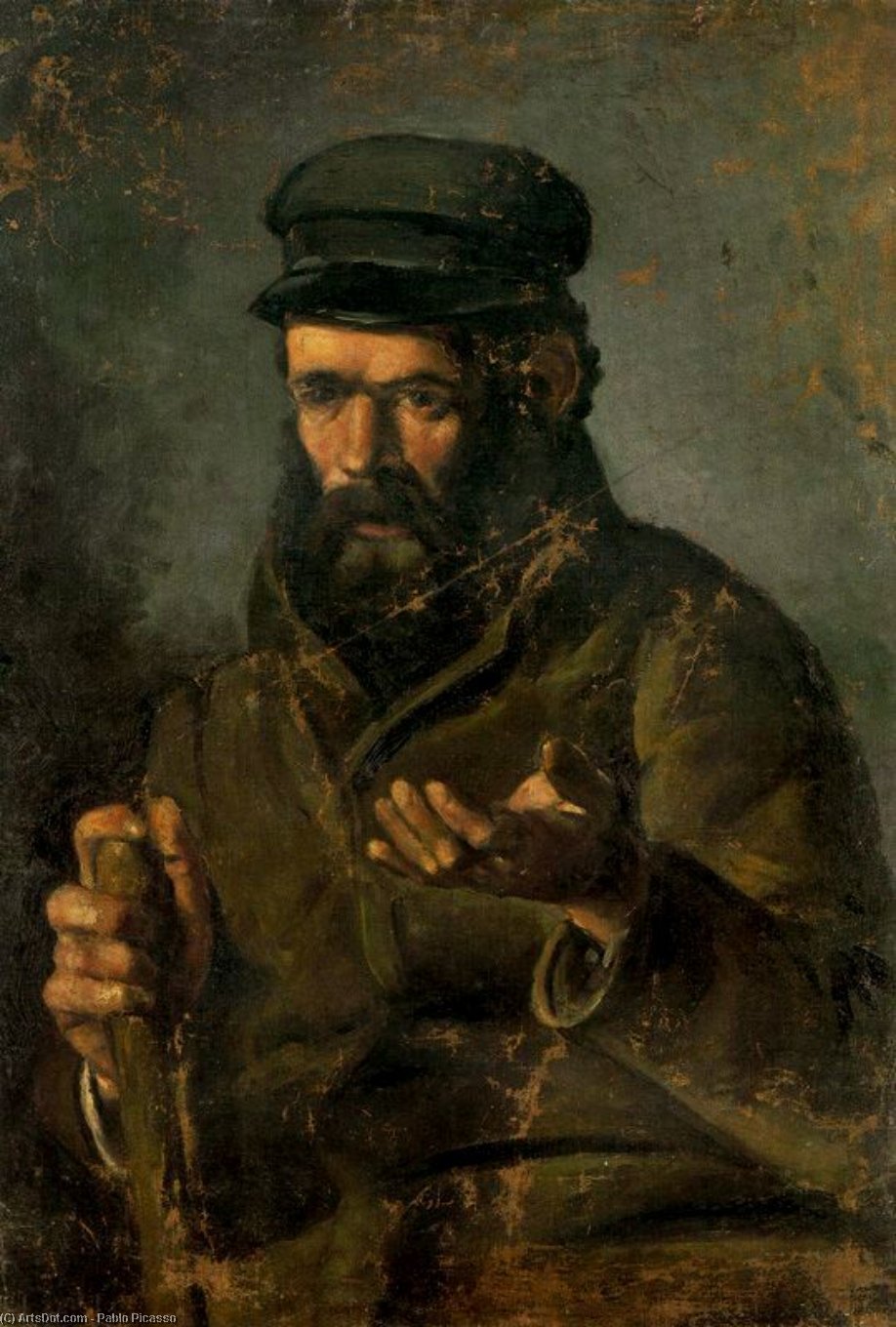 Пабло Пикасо - El hombre de la gorra
