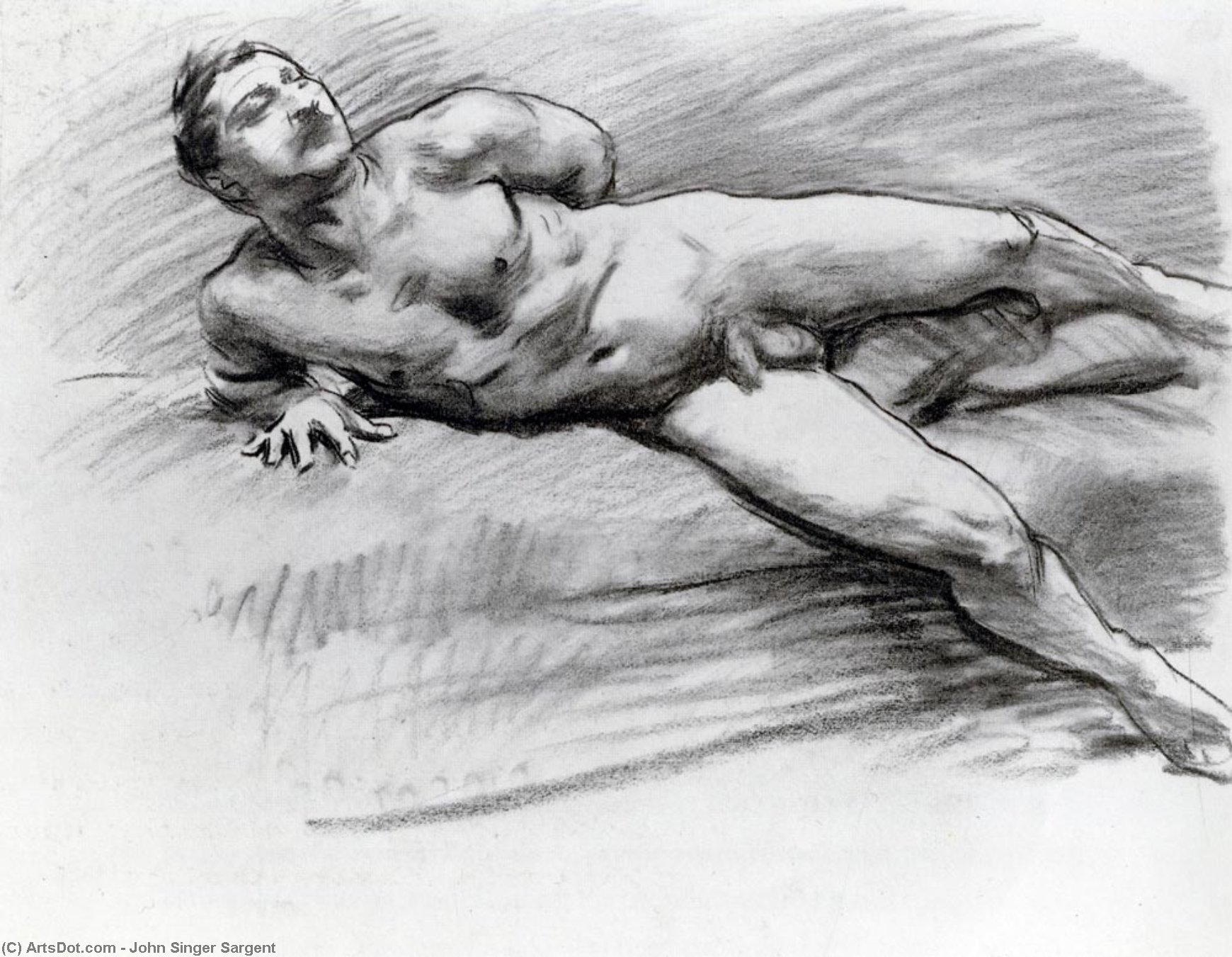 जॉन सिंगर सार्जेंट - Reclining Nude