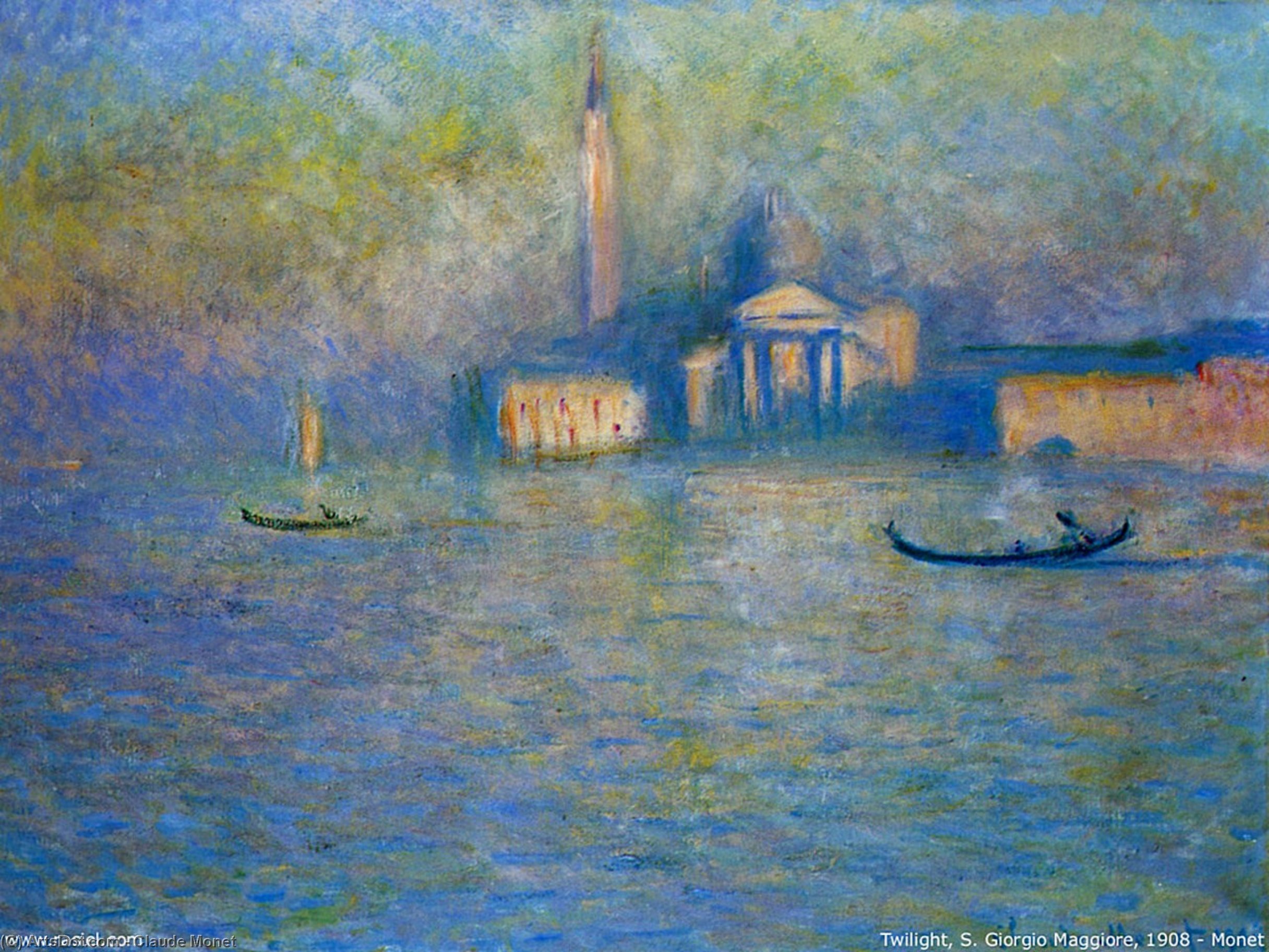 San Giorgio Maggiore, Twilight — 클로드 모네