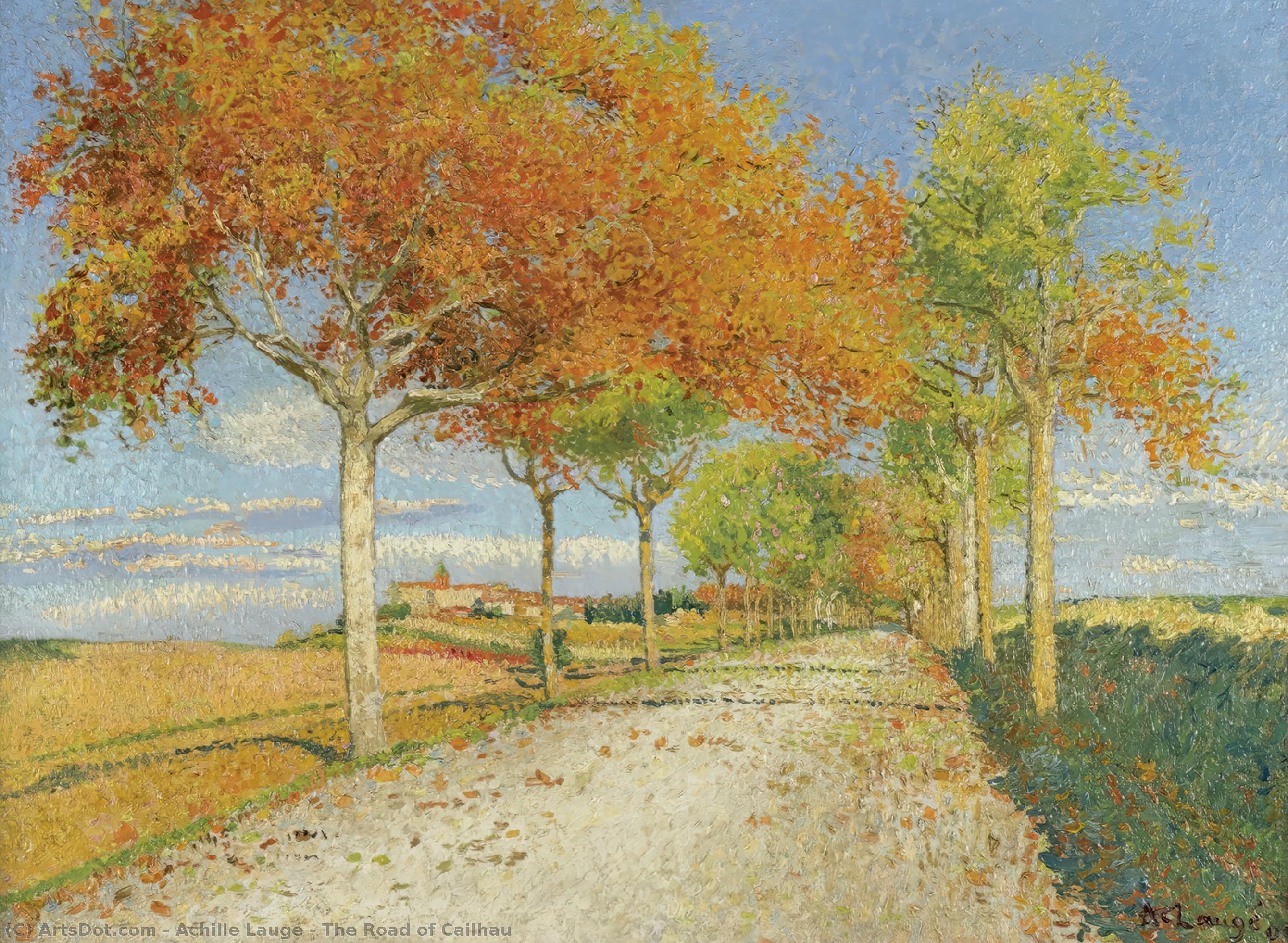 The Road Of Cailhau — Achille Laugé