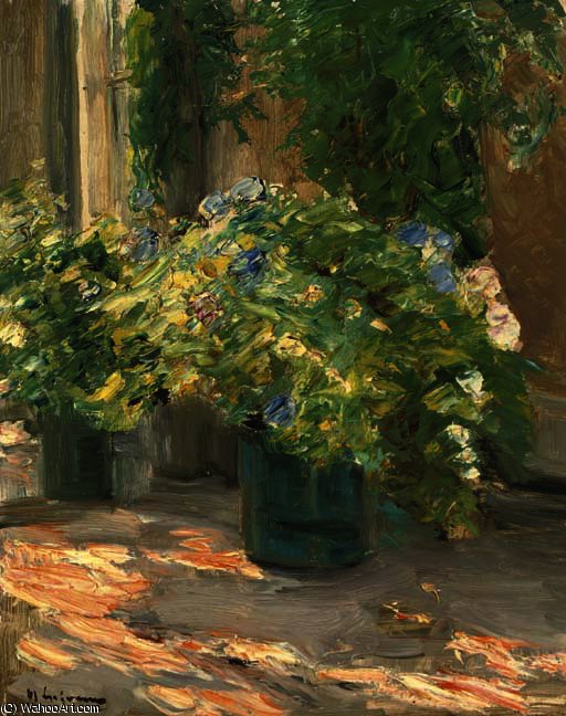Flower Pots In The House — Max Liebermann