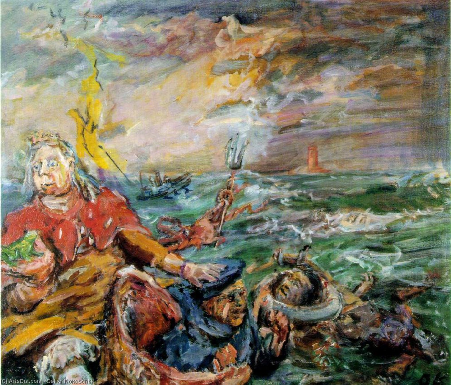 Loreley — Oskar Kokoschka