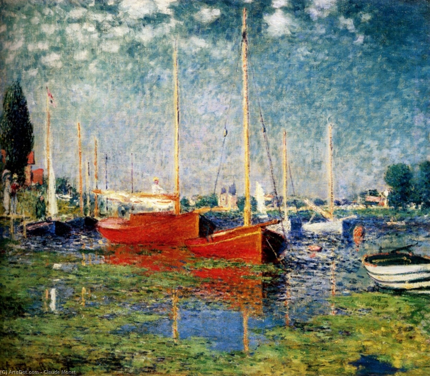 Claude Monet - Die roten Boote Argenteuil