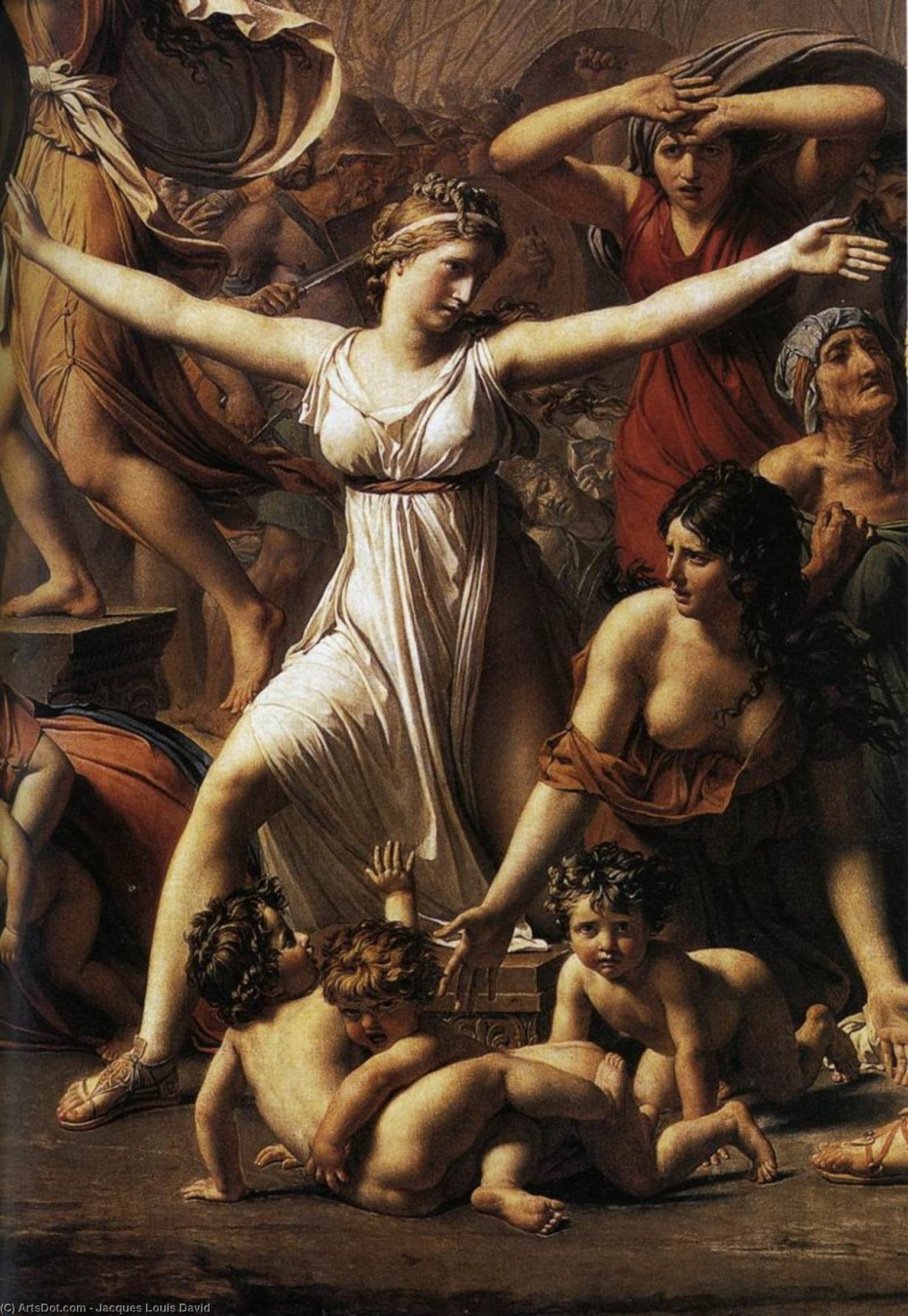 Die Intervention Der Samnerinnen — Jacques-louis David