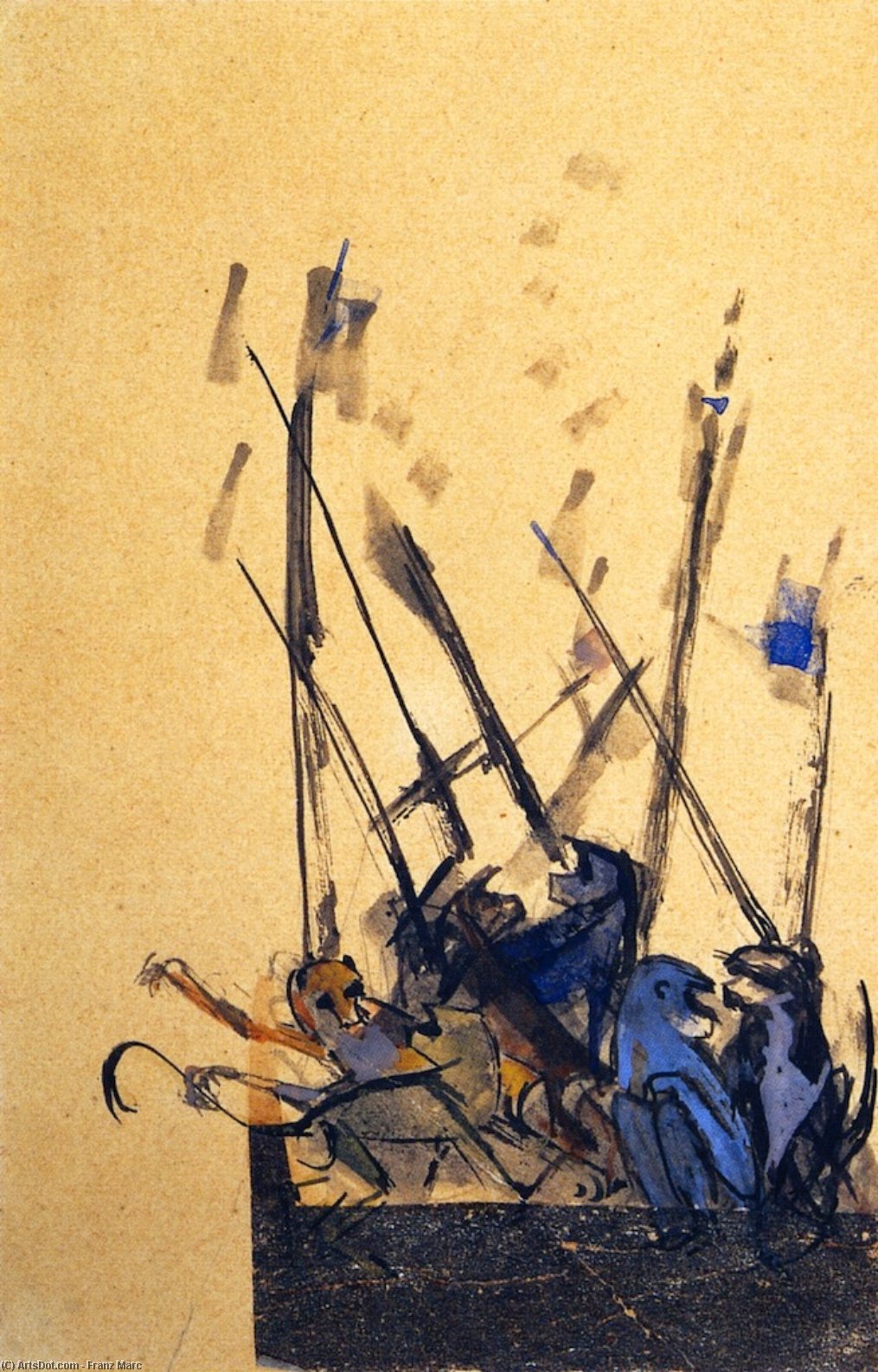 Six Monkeys — Franz Marc