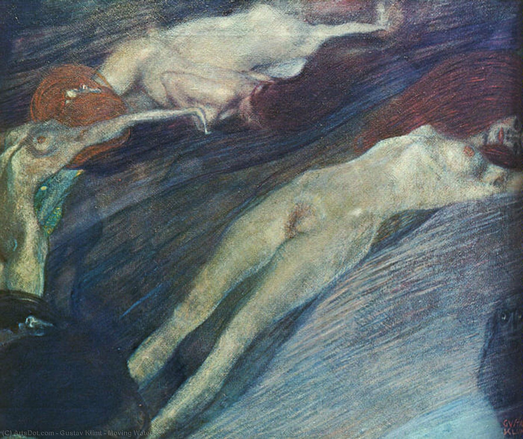Bewegte Wasser — Gustav Klimt