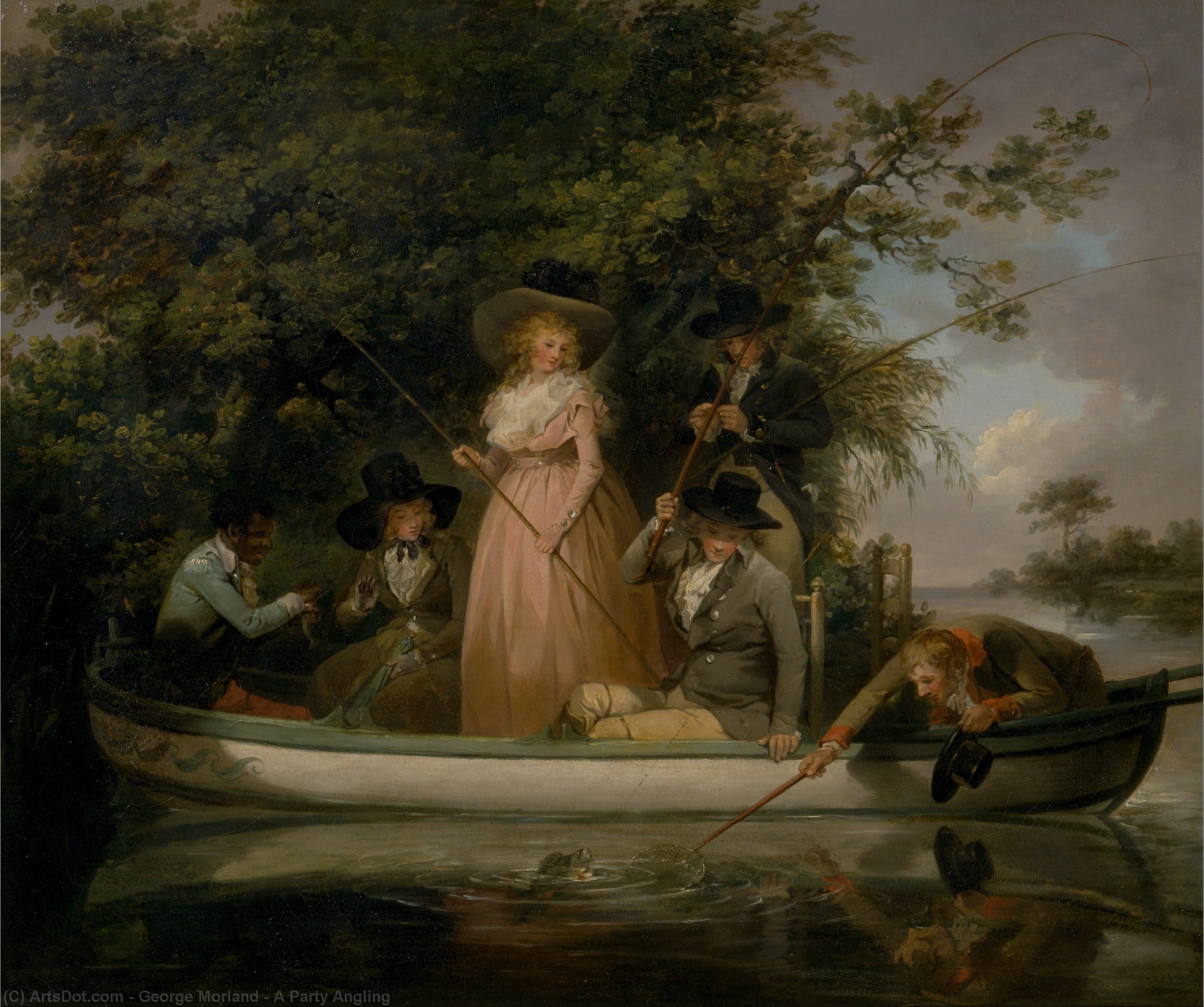 A Party Angling — George Morland