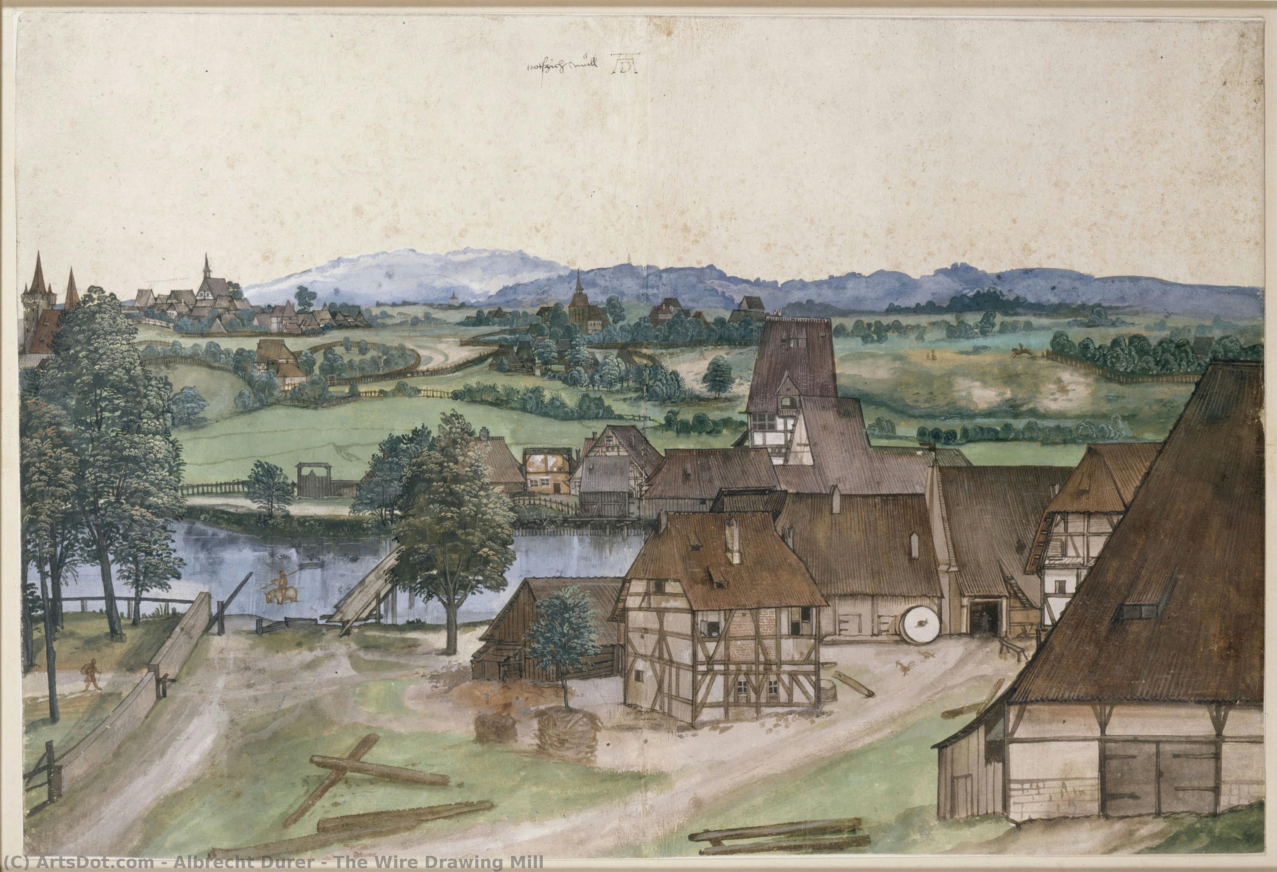Albrecht Dürer - The Wire Drawing Mill