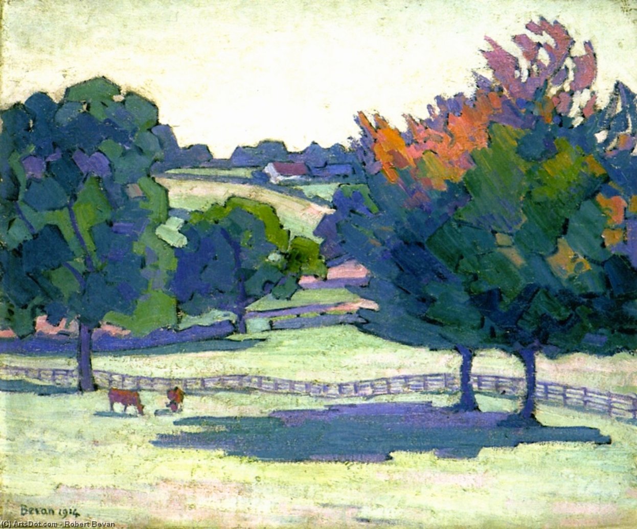 Maples At Cuckfield — Robert Polhill Bevan