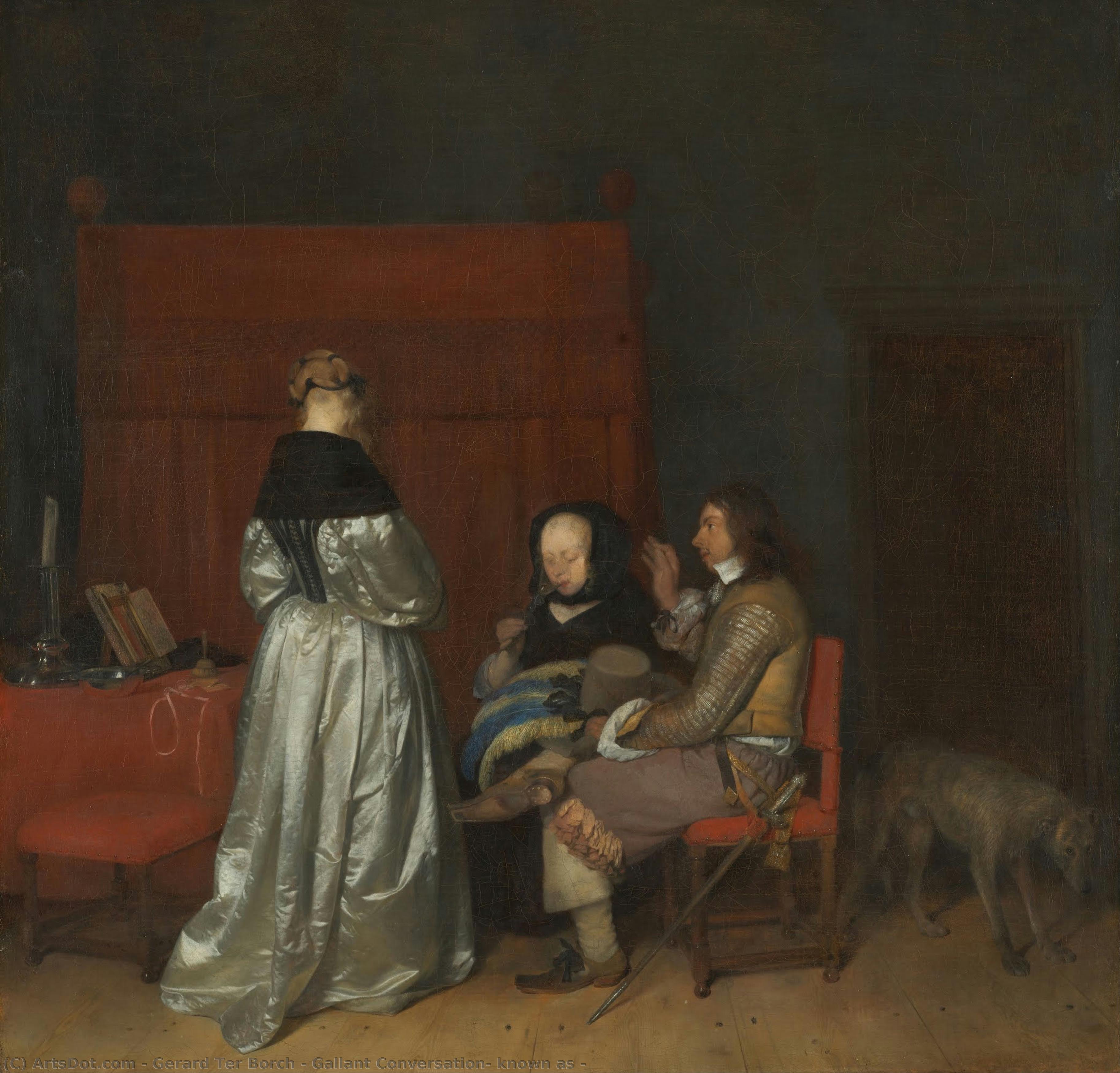 Conversación Elegante — Gerard Ter Borch