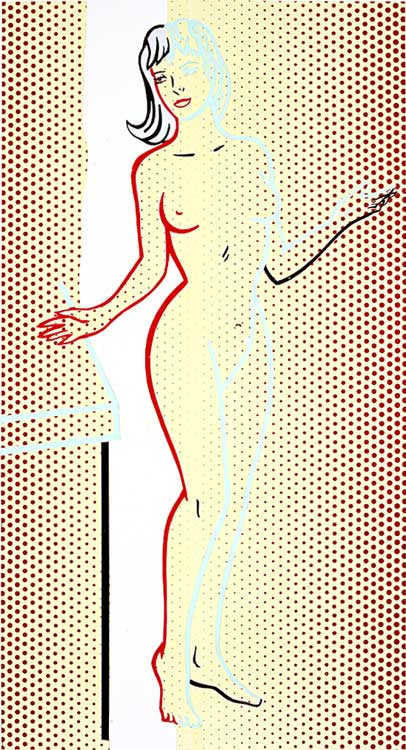 Collage For Nude — Roy Lichtenstein