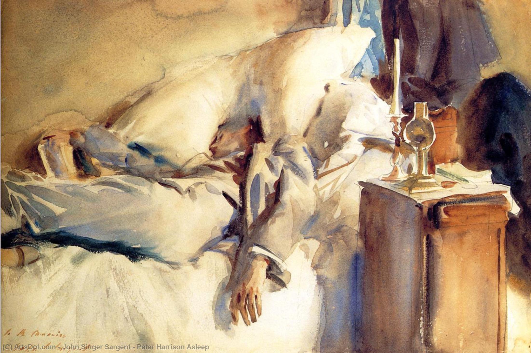 Peter Harrison Asleep — جون سينغر سارجنت