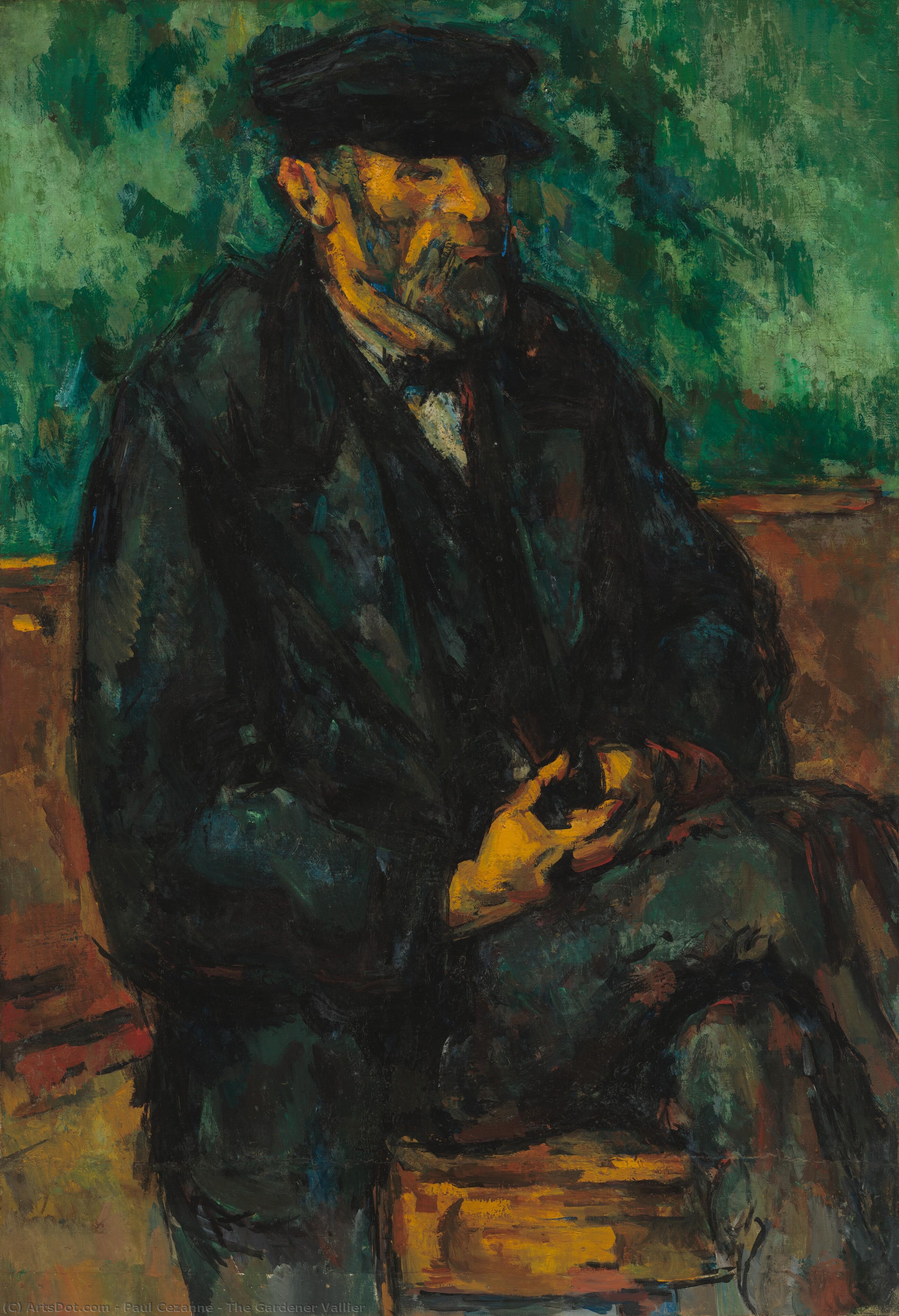 Der Gärtner Vallier — Paul Cézanne