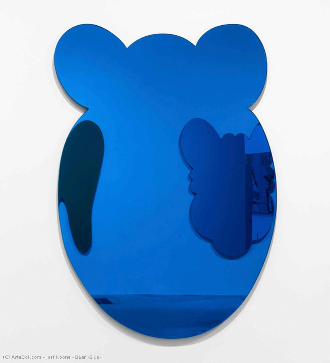 Bear (blue) — Jeff Koons