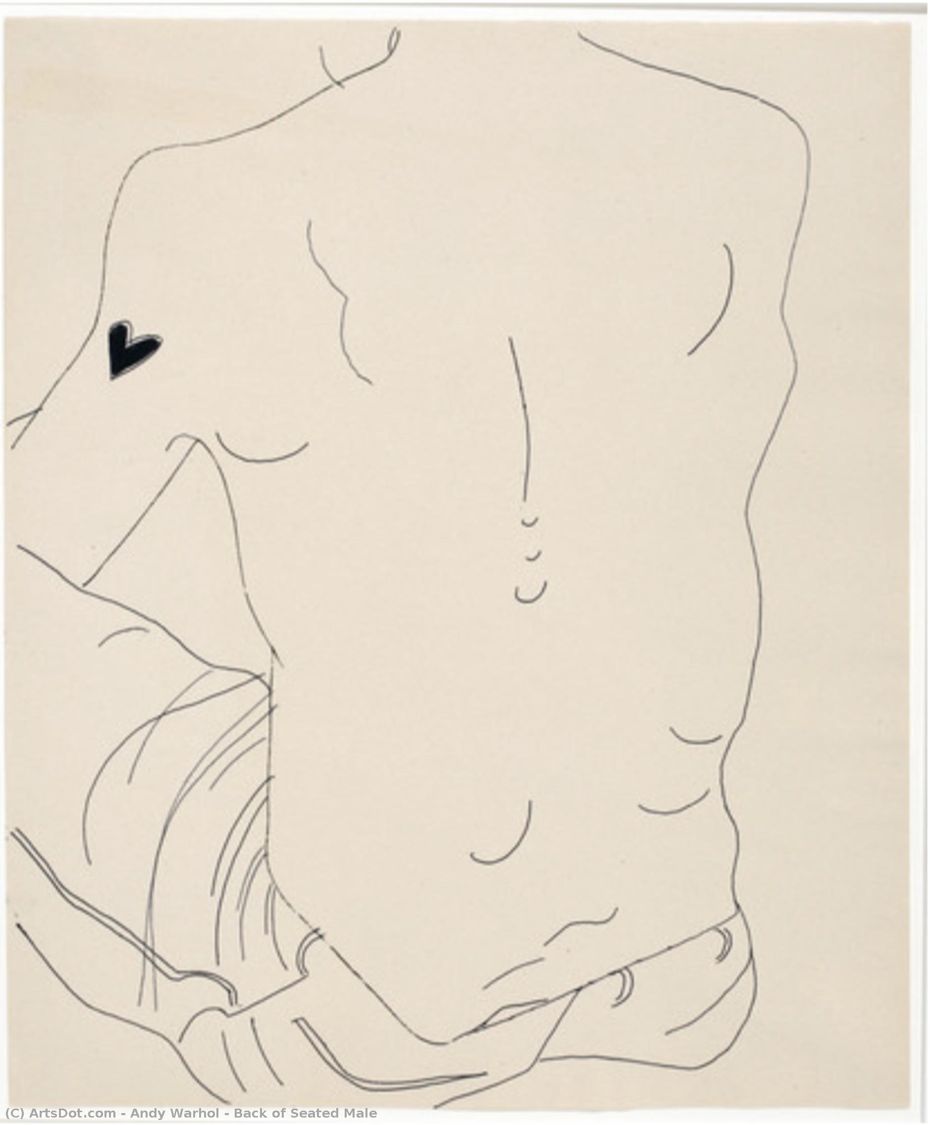 Espalda De Hombre Sentado — Andy Warhol