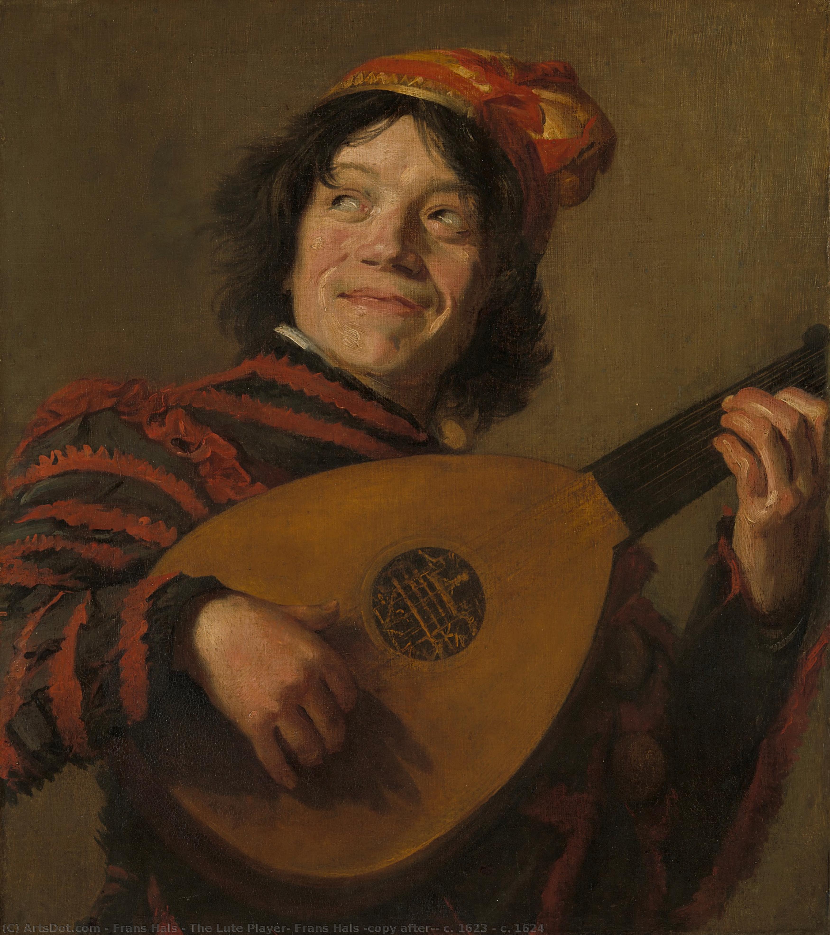 The Lute Player, Frans Hals (copy After), C. 1623 - C. 1624 — Frans Hals I