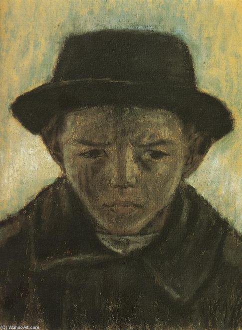 Hatted Boy Head — István Nagy
