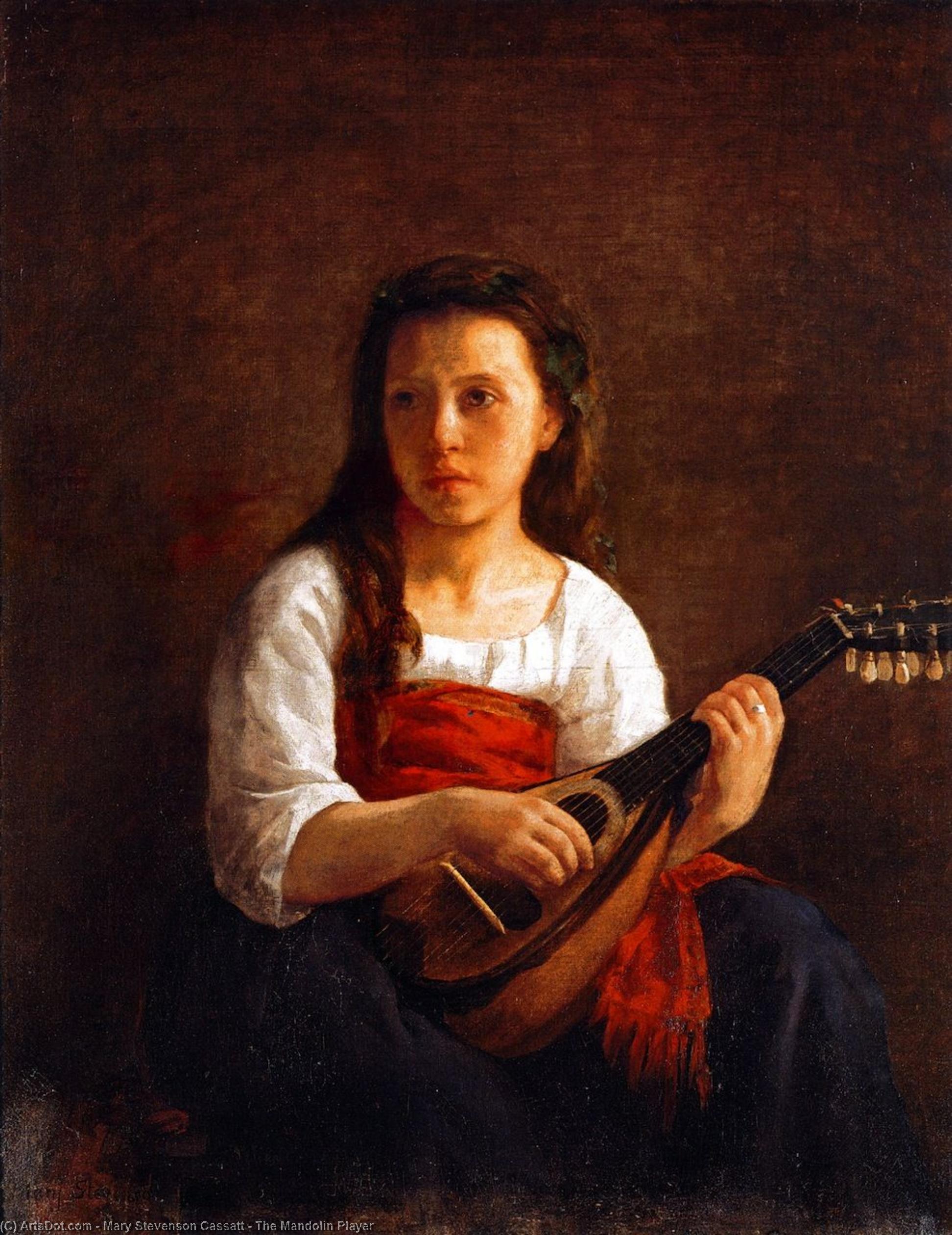 The Mandolin Player — Mary Stevenson Cassatt