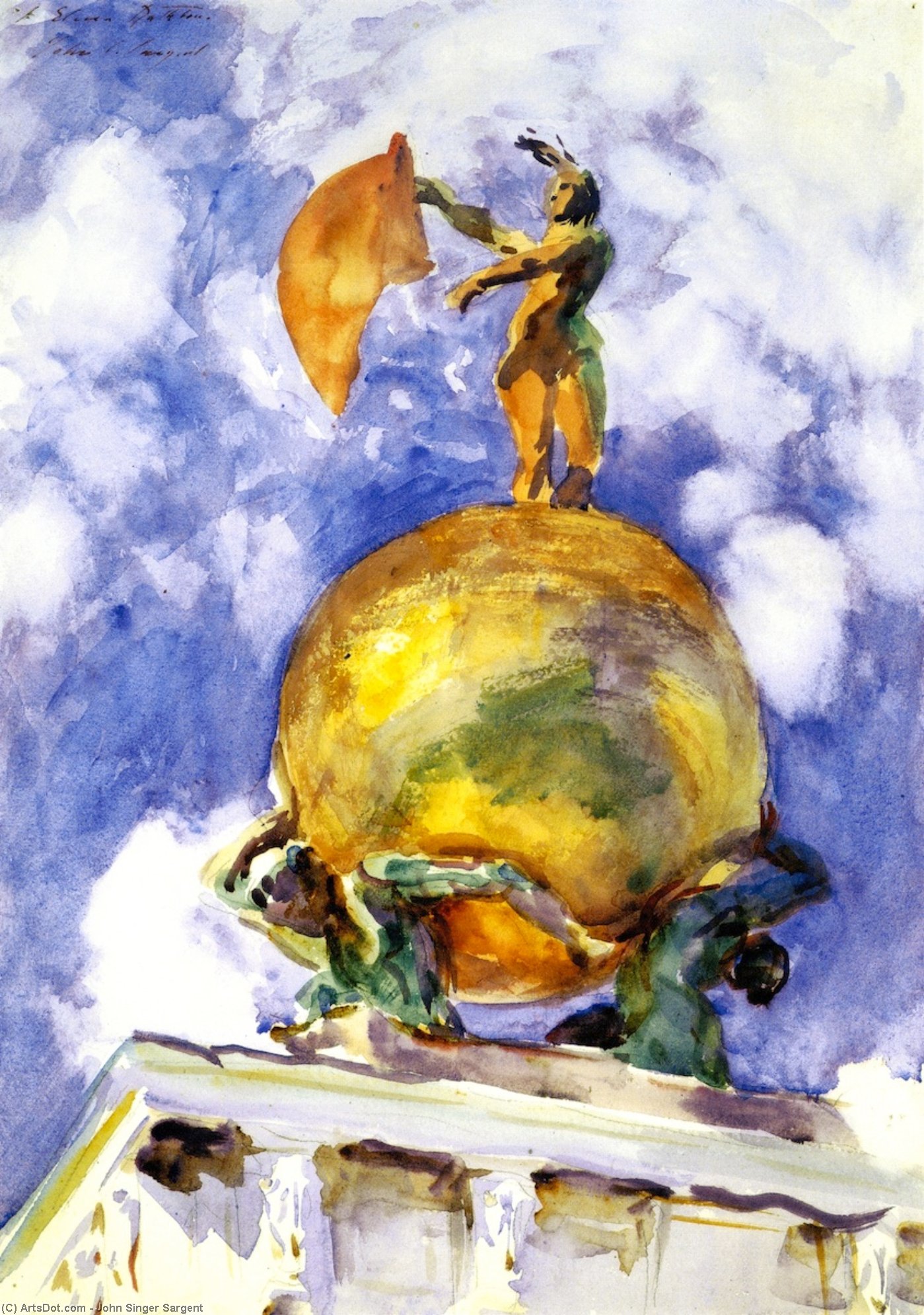 John Singer Sargent - Dogana, Statua Bogastva