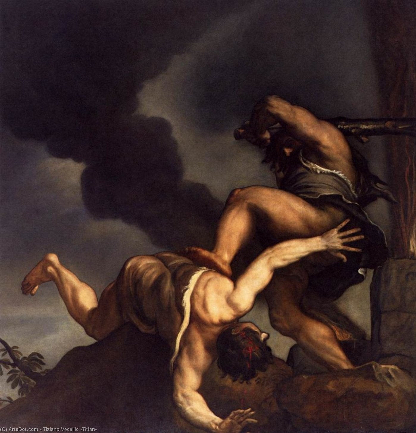 Cain And Abel — Tiziano Vecellio