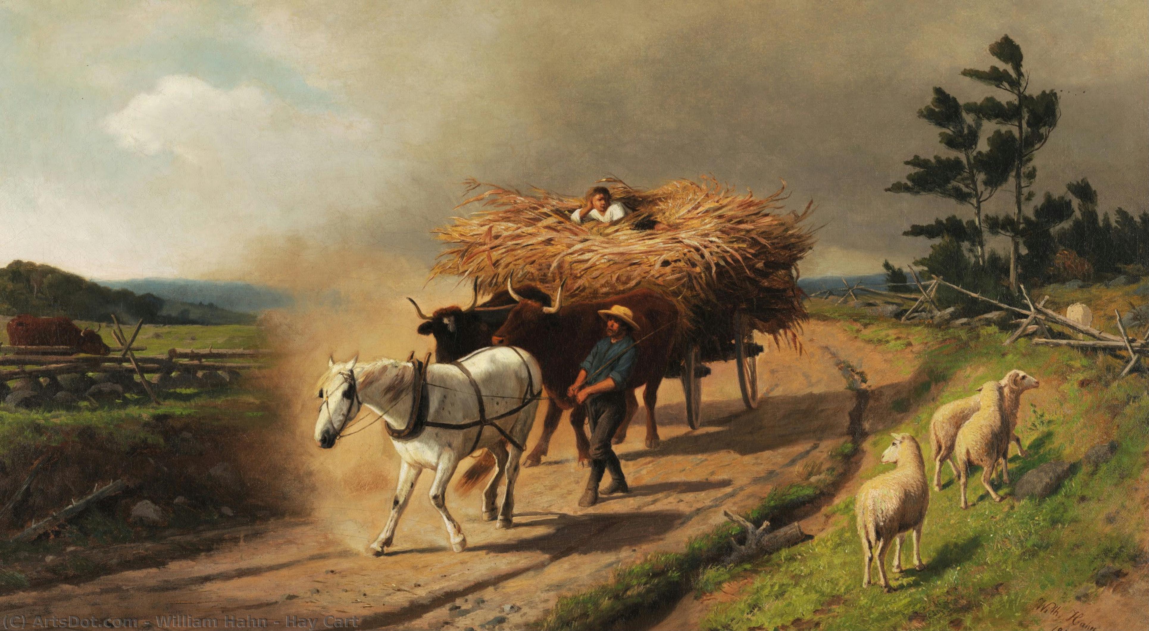 Hay Cart — William Hahn