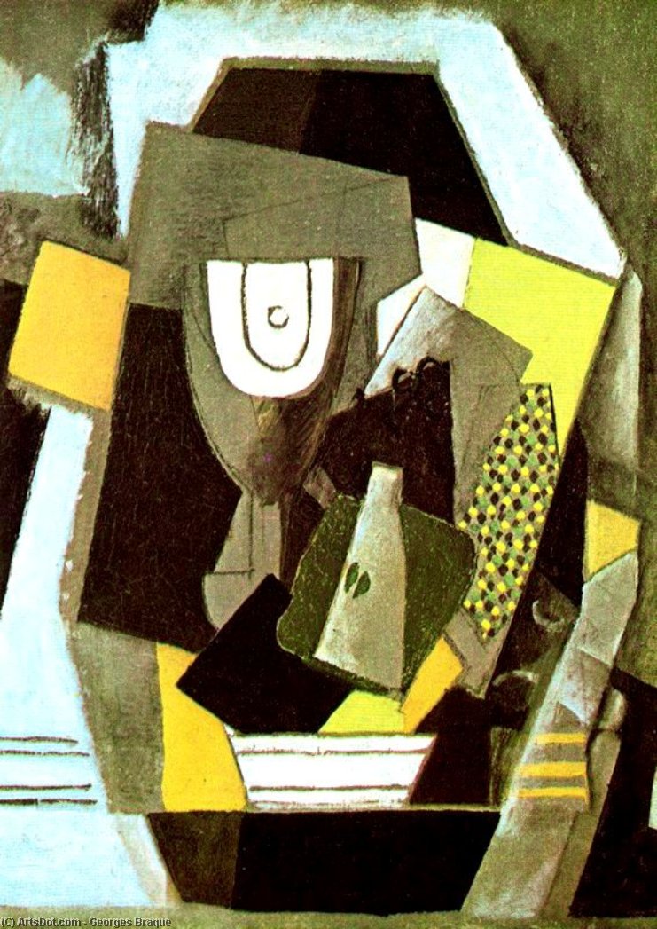 Georges Braque - Vetro e pera