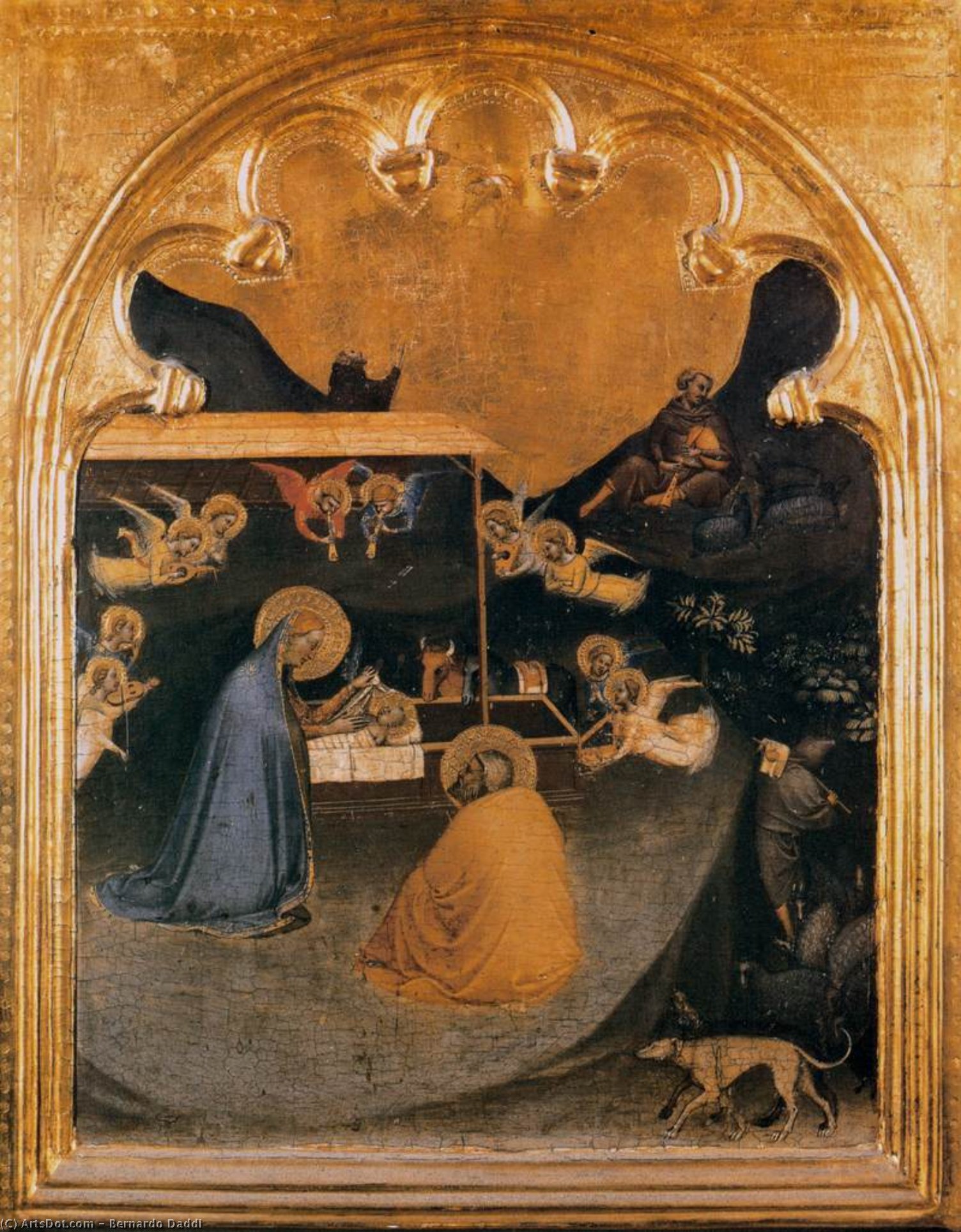 Bernardo Daddi - Polyptych of San Pancrazio: Predella panel