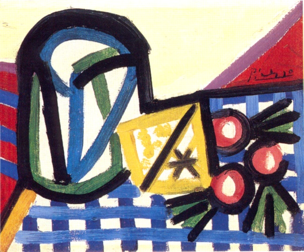 Vassoio Di Frutta E Bicchiere — Pablo Picasso