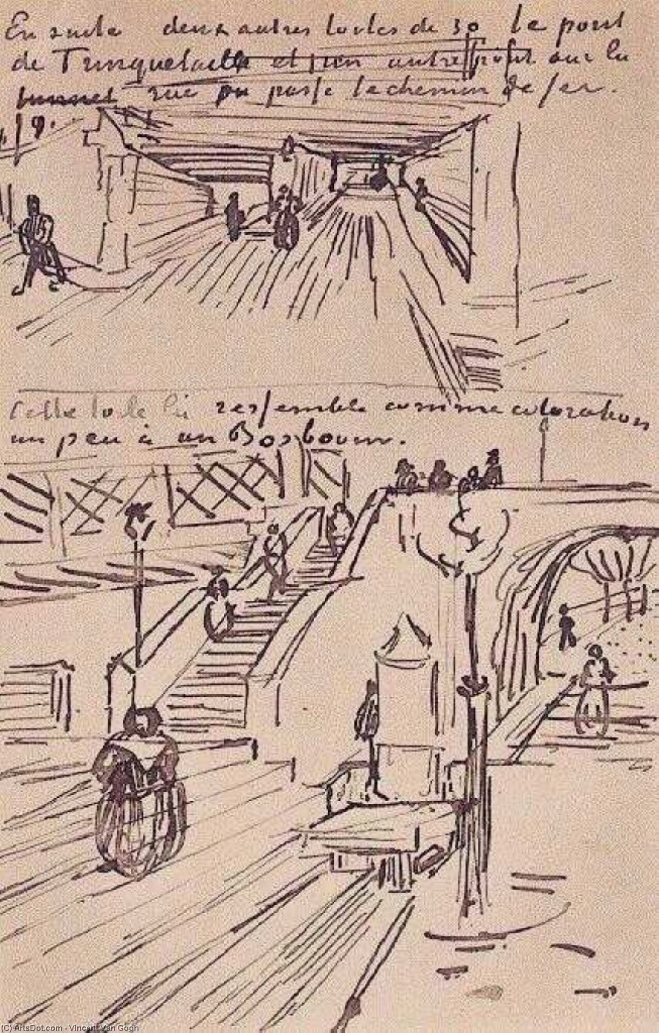 Viaductul Și Podul Trinquetaille — Vincent Willem Van Gogh