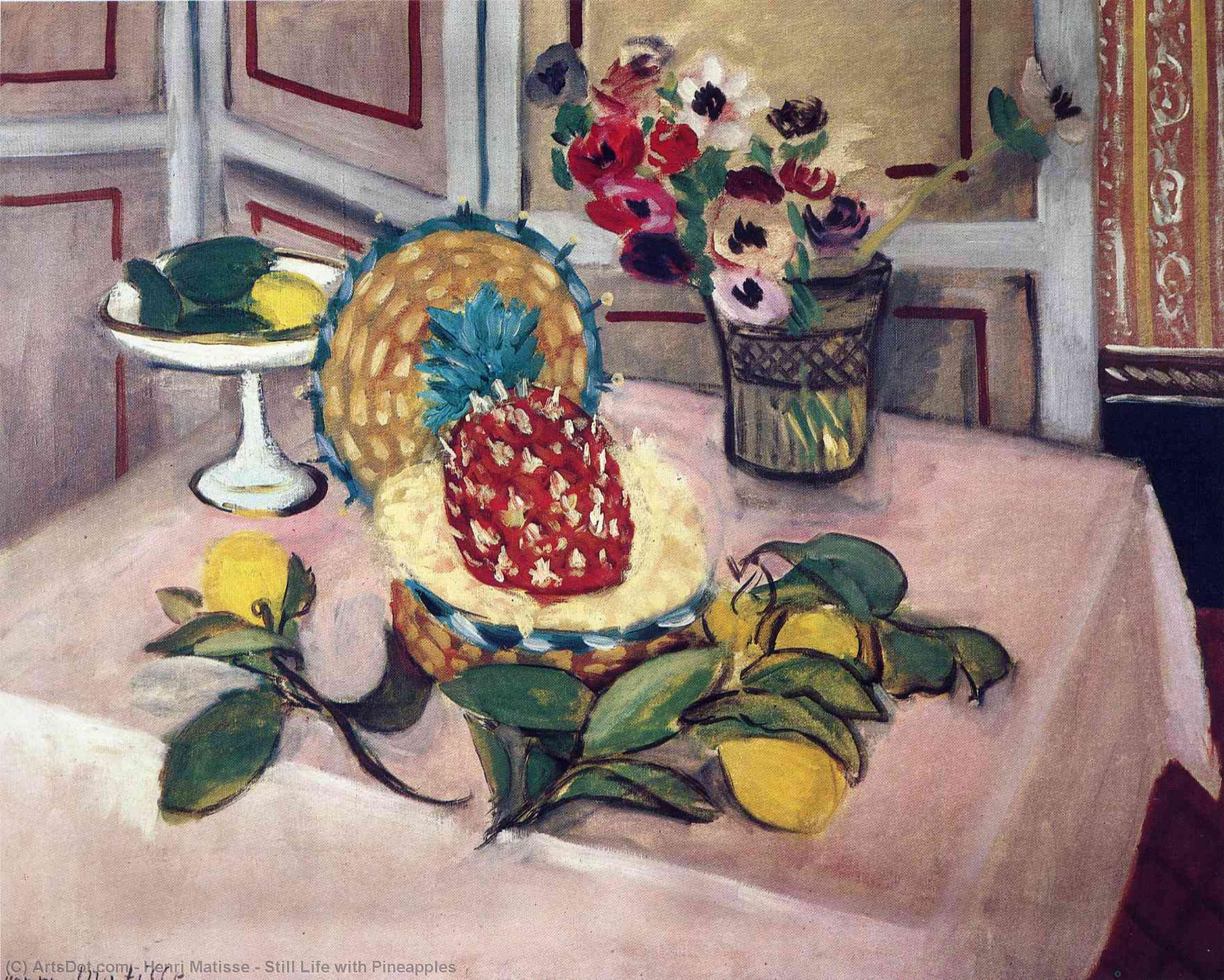Henri Matisse - Bodegón con piña