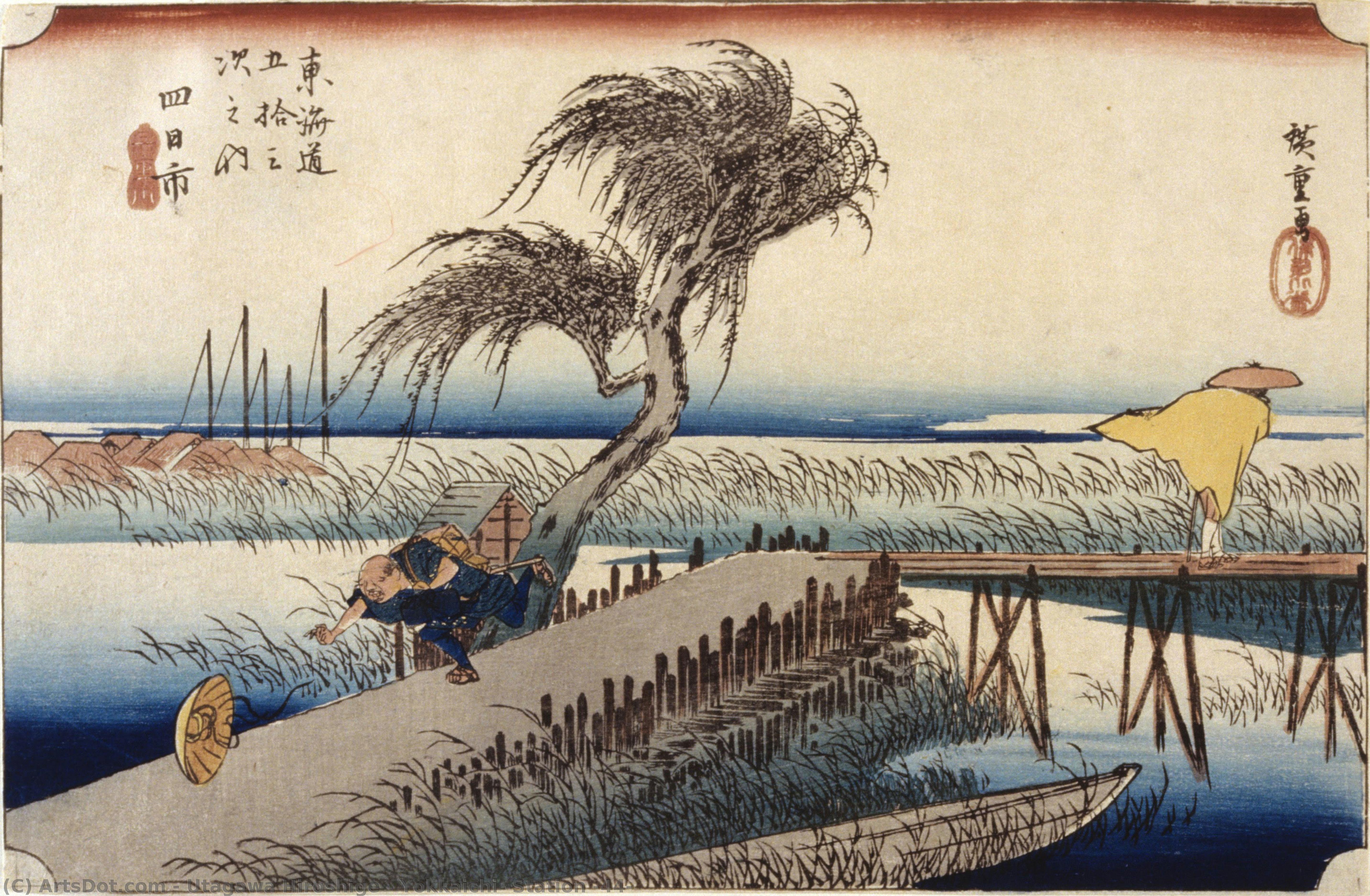 Yokkaichi (station #44) — Hiroshige