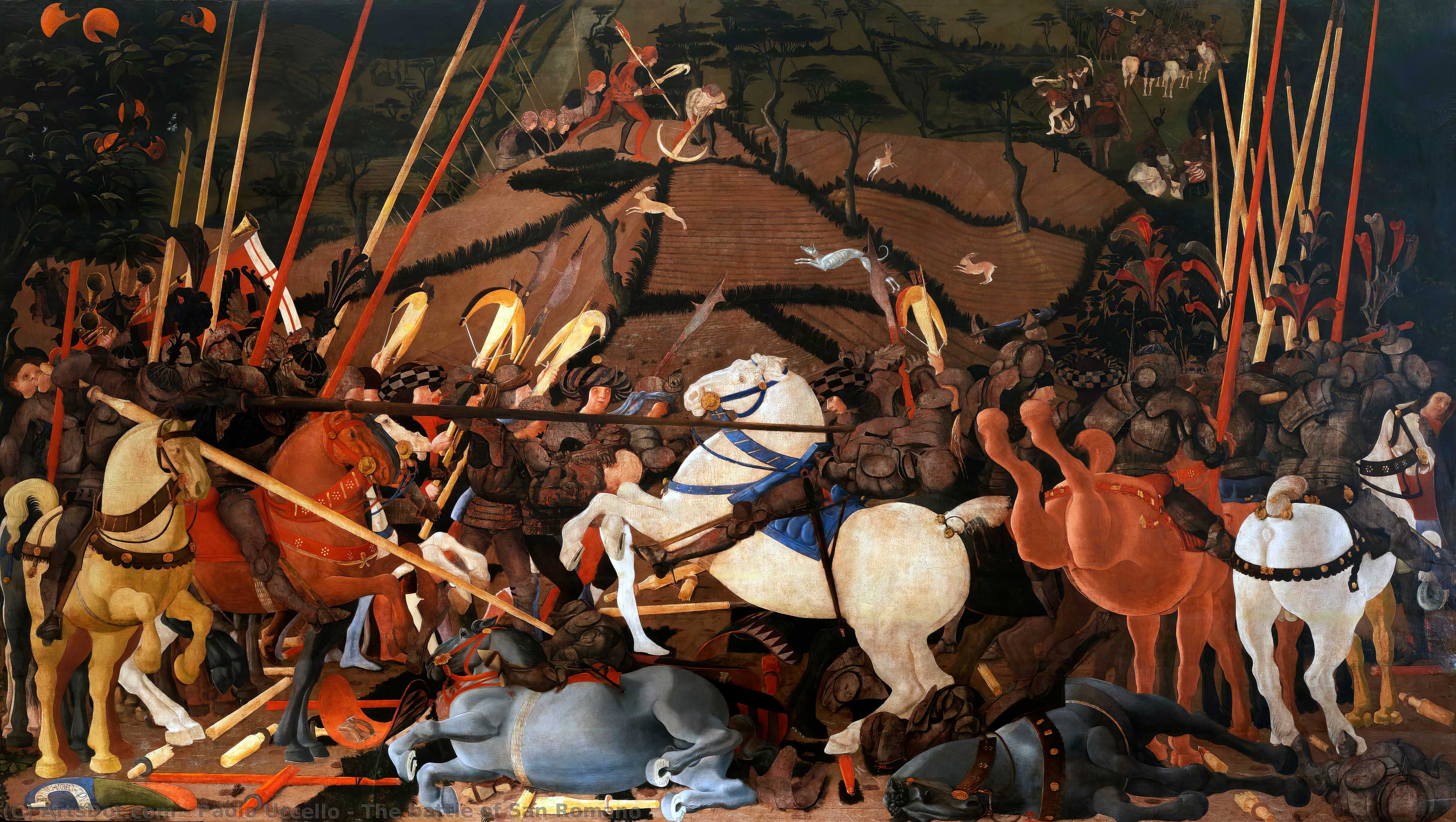 Bitva U San Romana — Paolo Uccello