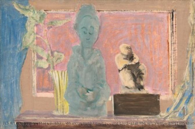 Untitled (still Life With Vase And Two Statues) — Mark Rothko