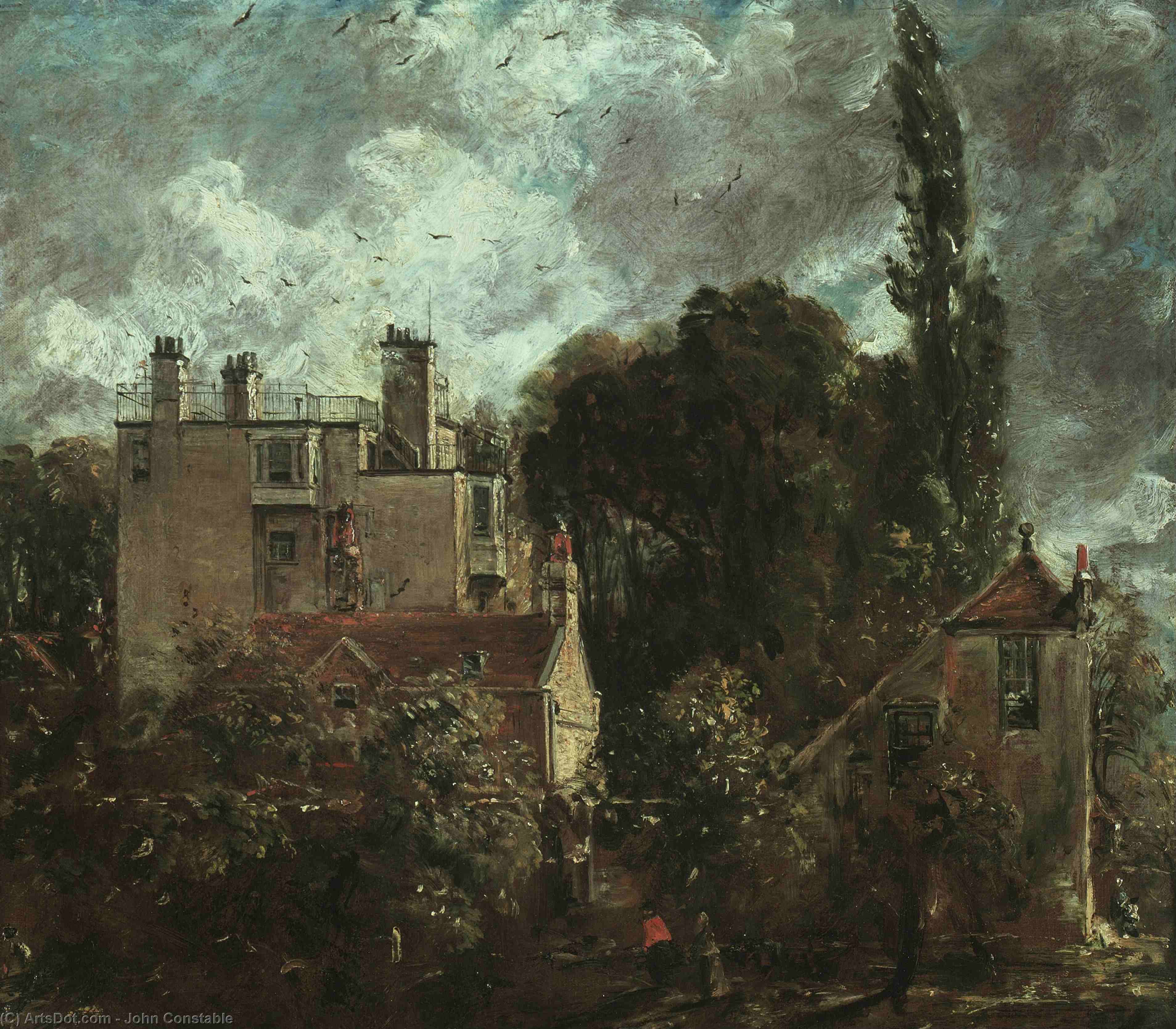 John Constable - El Grove o Casa del Almirante