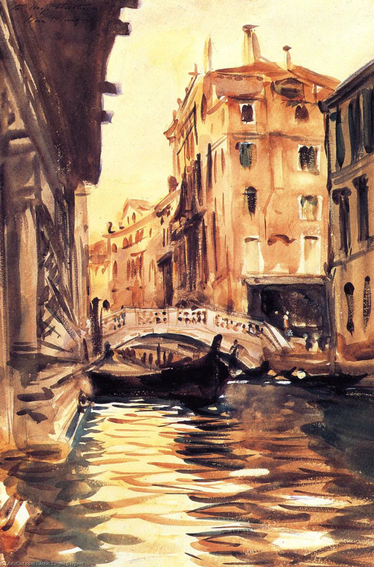 Ponte Della Canonica — John Singer Sargent