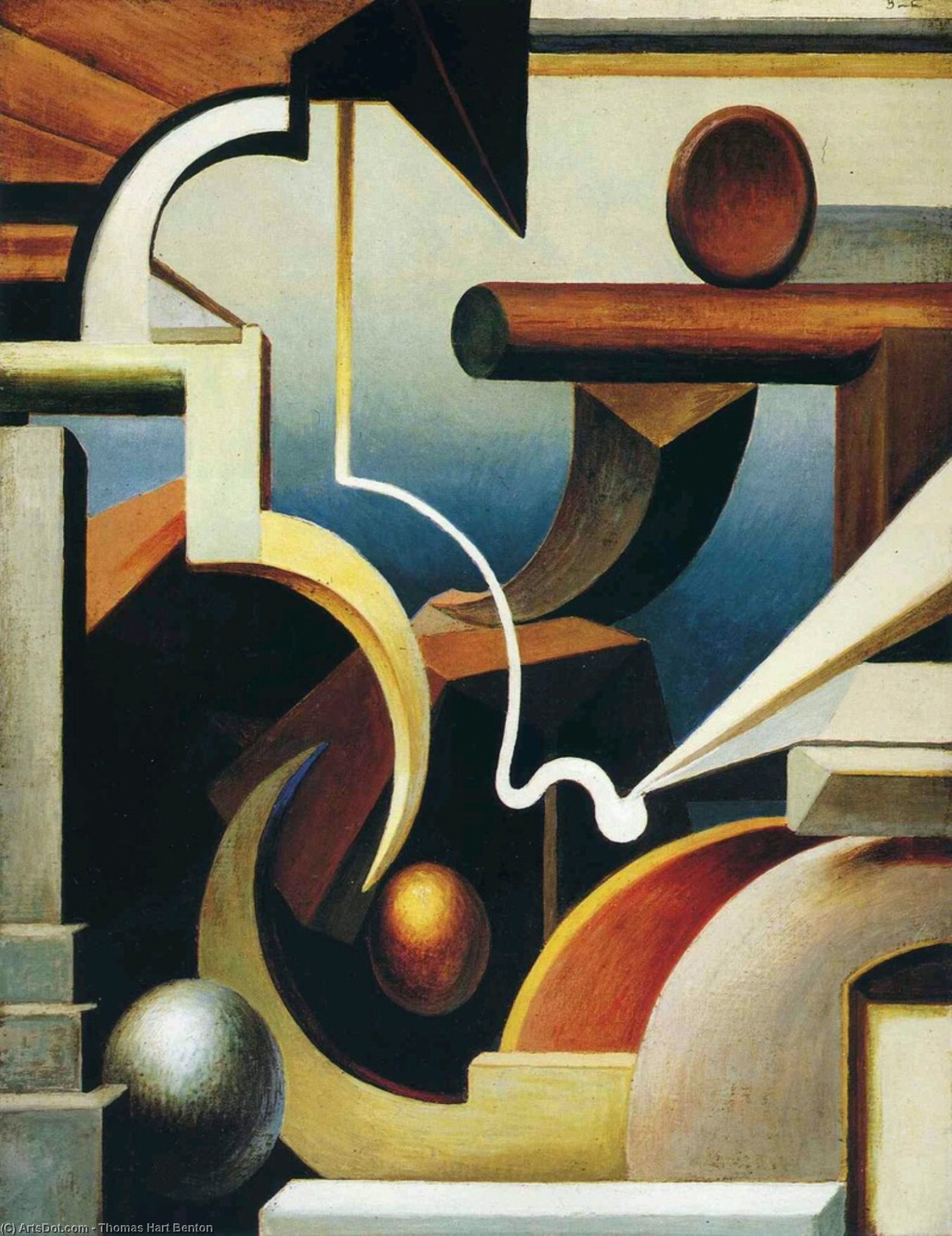 Rhythmic Construction — Thomas Hart Benton