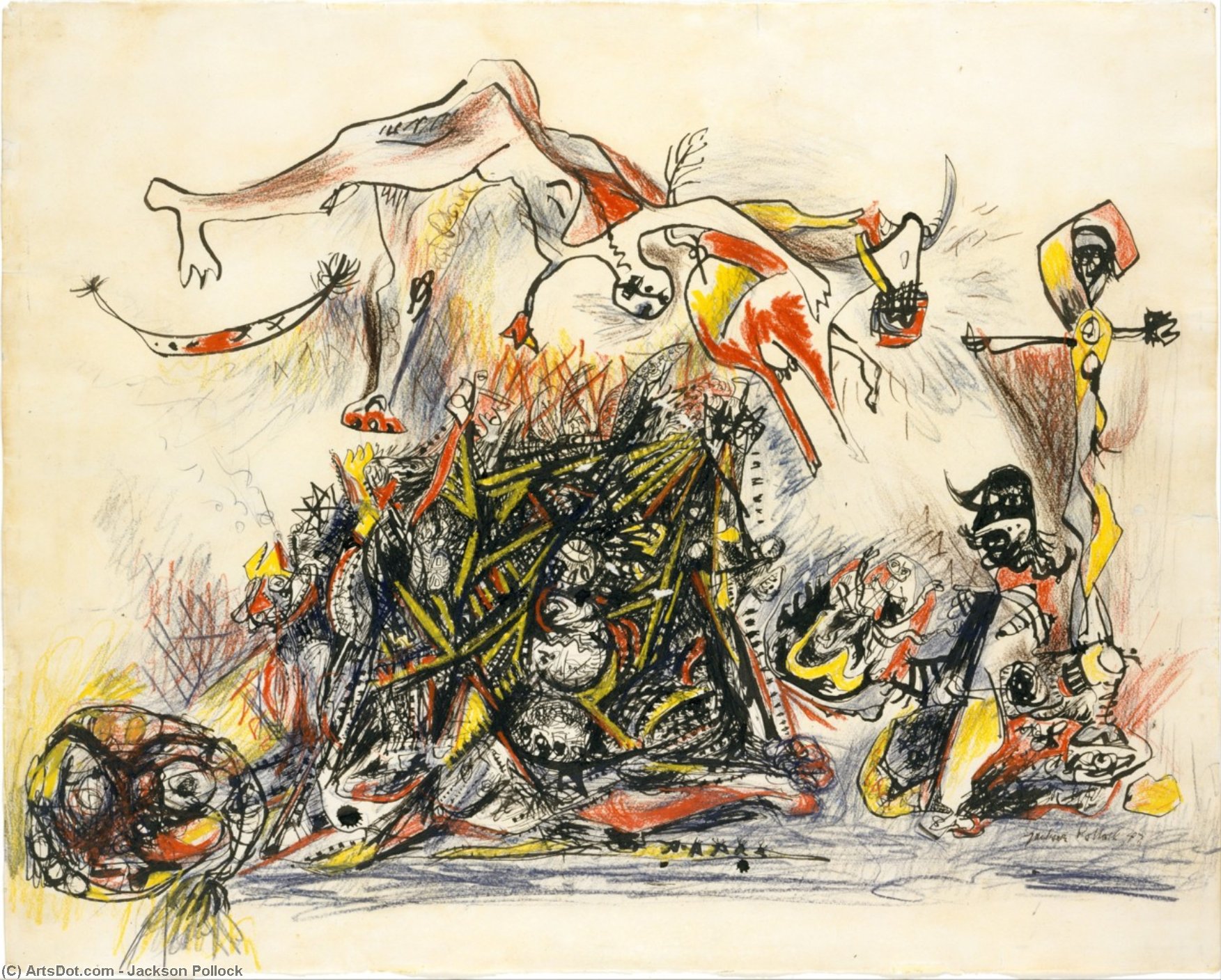 Krieg — Jackson Pollock