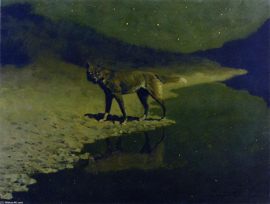 Moonlight, Wolf — Frederik Remington