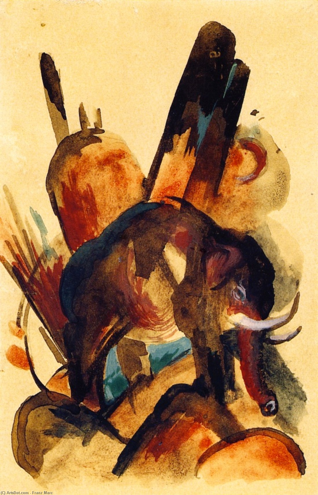 Elefant — Franz Marc