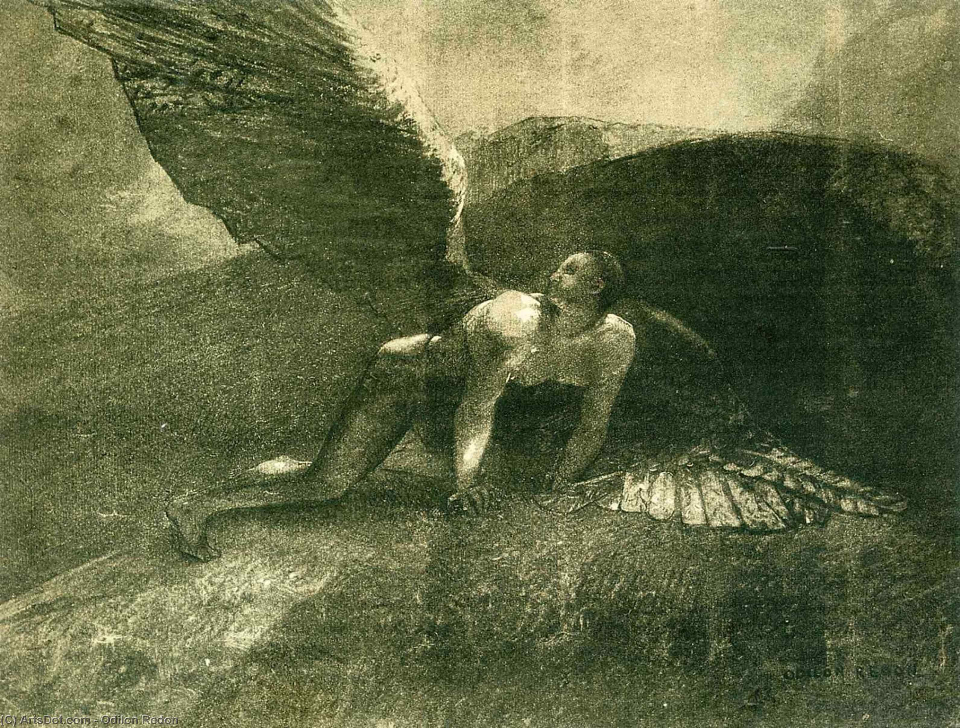 Fallen Angel — Odilon Redon