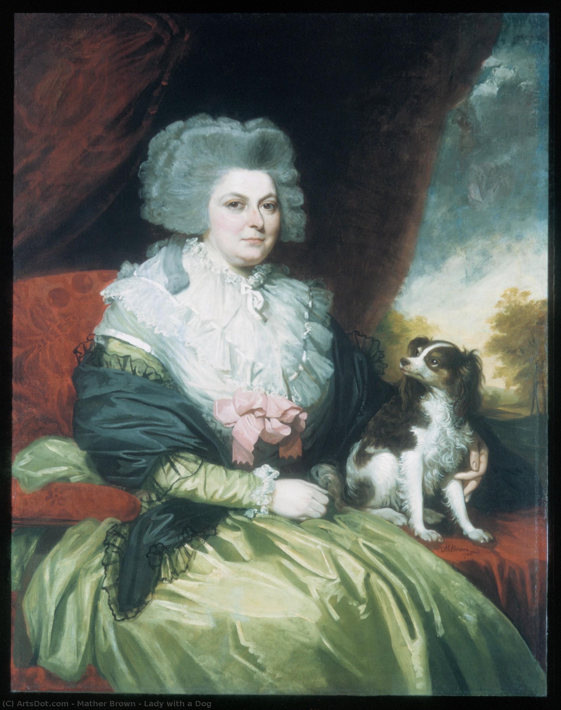 Lady With A Dog — Mather Brown