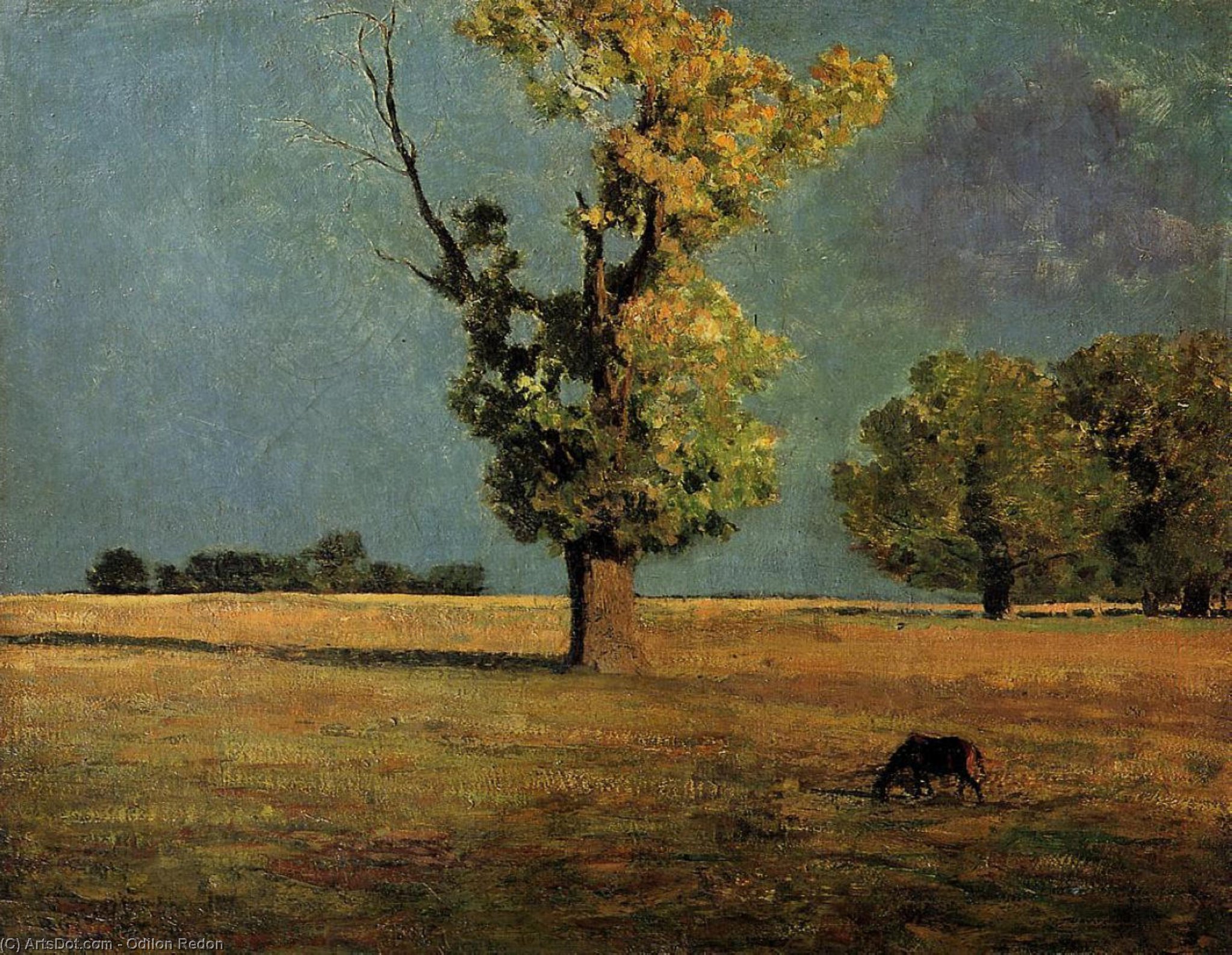 Peyrelebade Landscape — أوديلون رédon