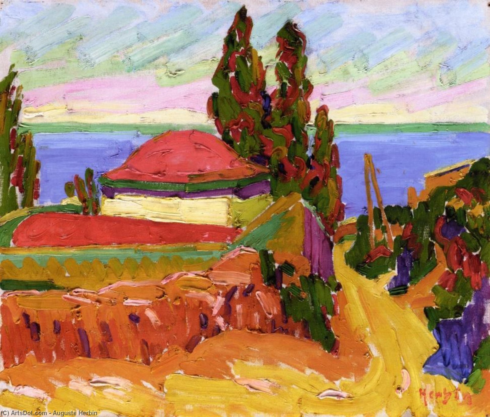 Corsican Landscape — Auguste Herbin