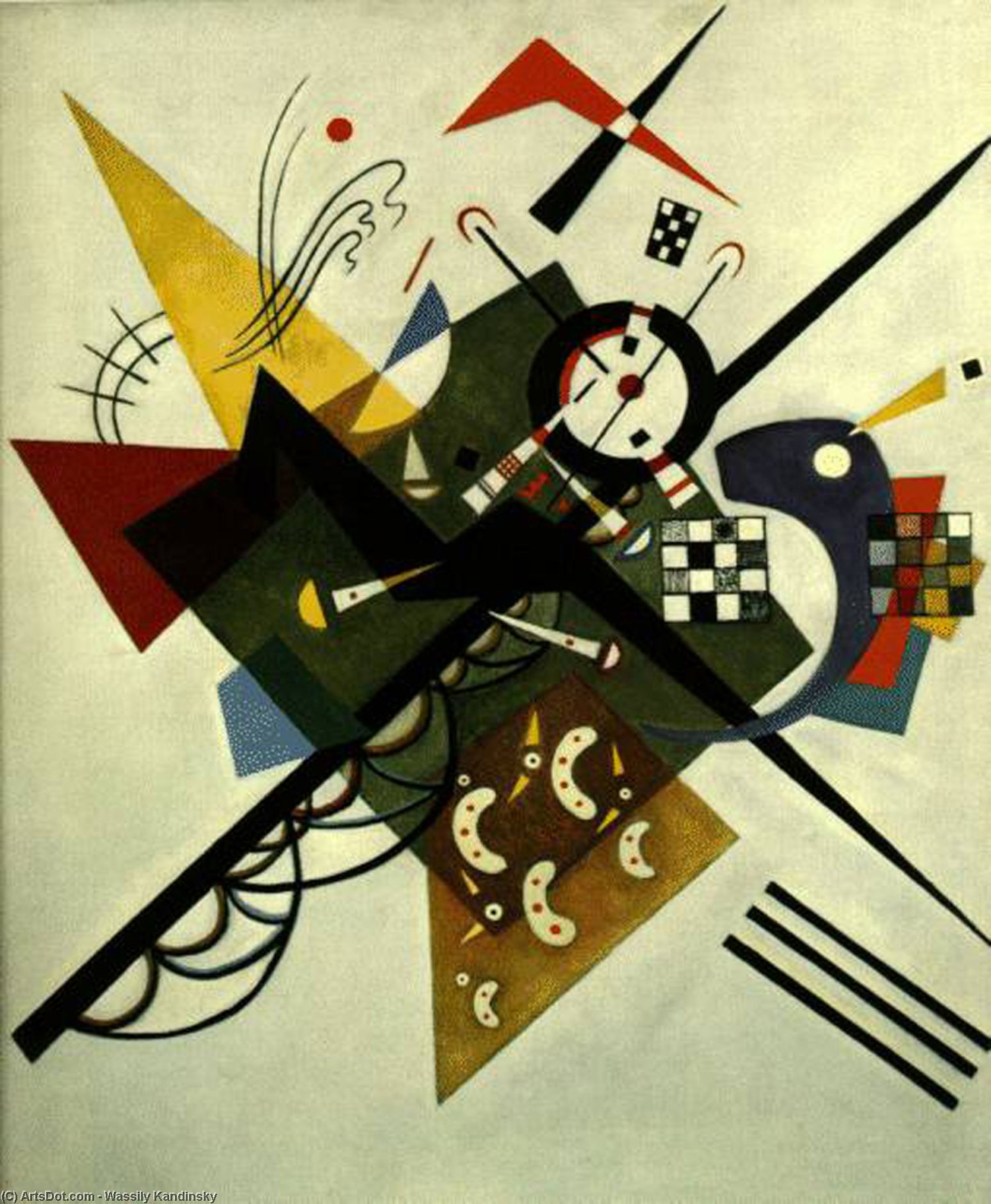Wassily Wassilyevich Kandinsky - On White II
