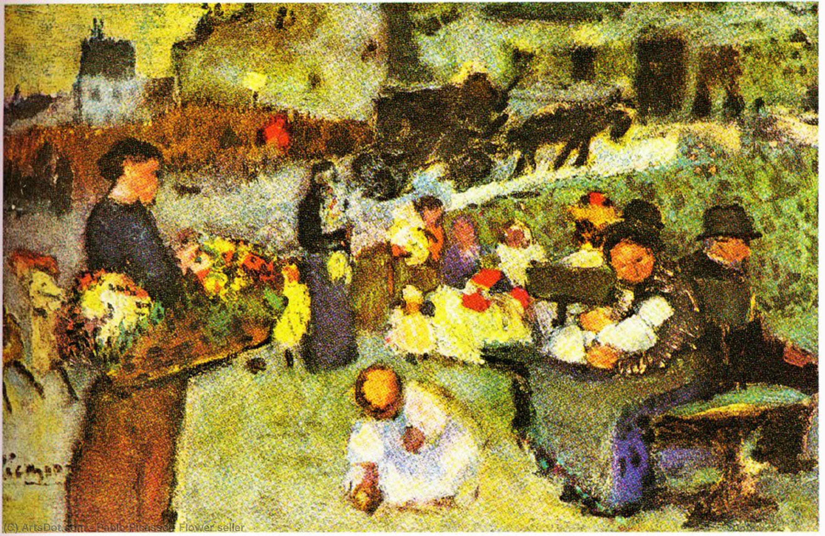 Pablo Picasso - Flower seller