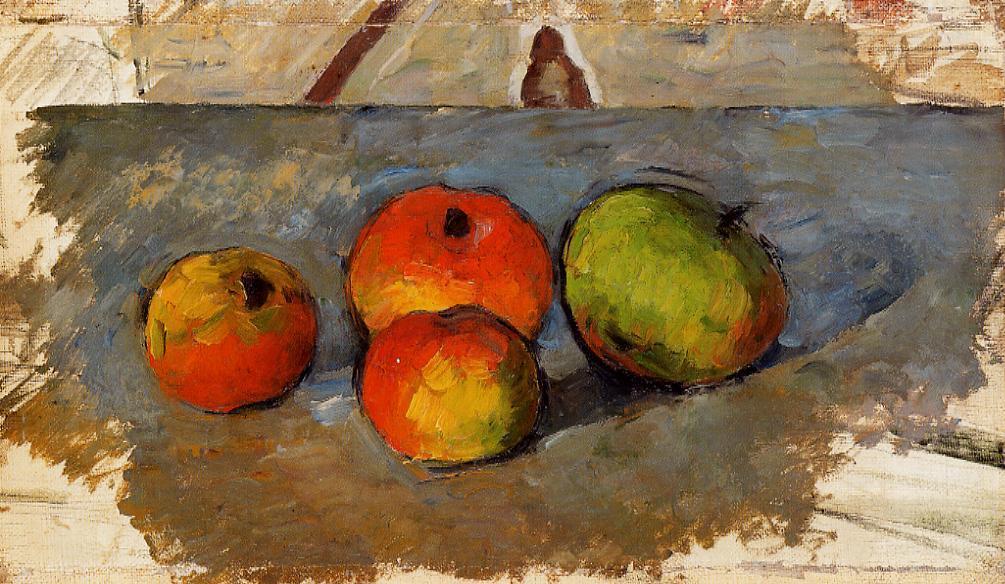 Four Apples — Paul Cézanne